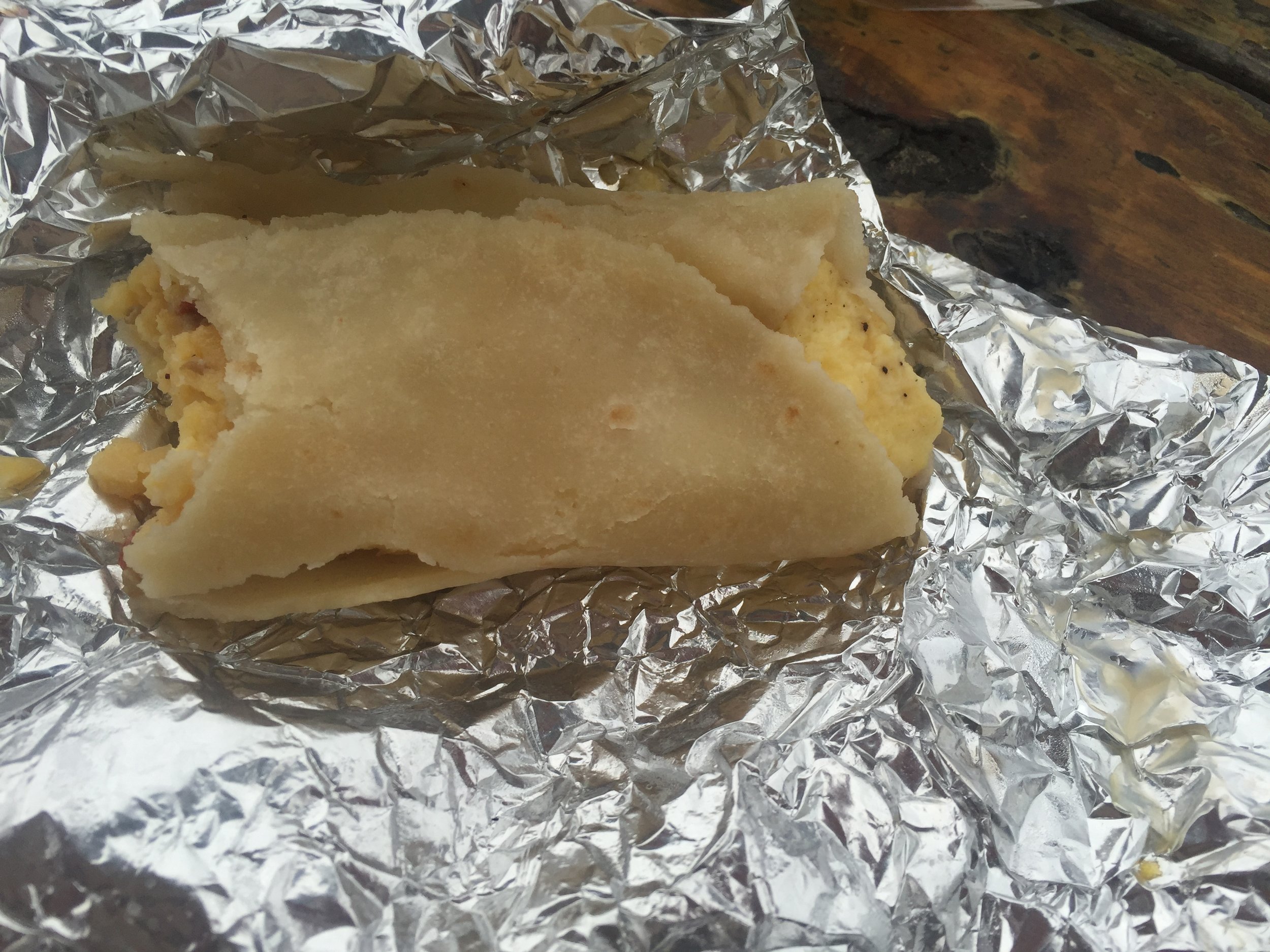 Their breakfast tacos are my favorite thing that they have, but make sure to get there early! They run out pretty early. (I got there at 9:30)