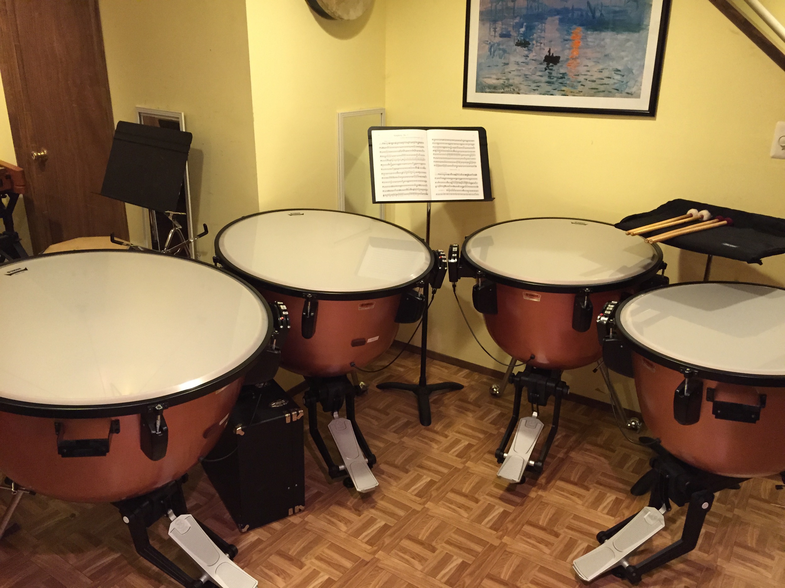 4 Yamaha TP-Series Timpani