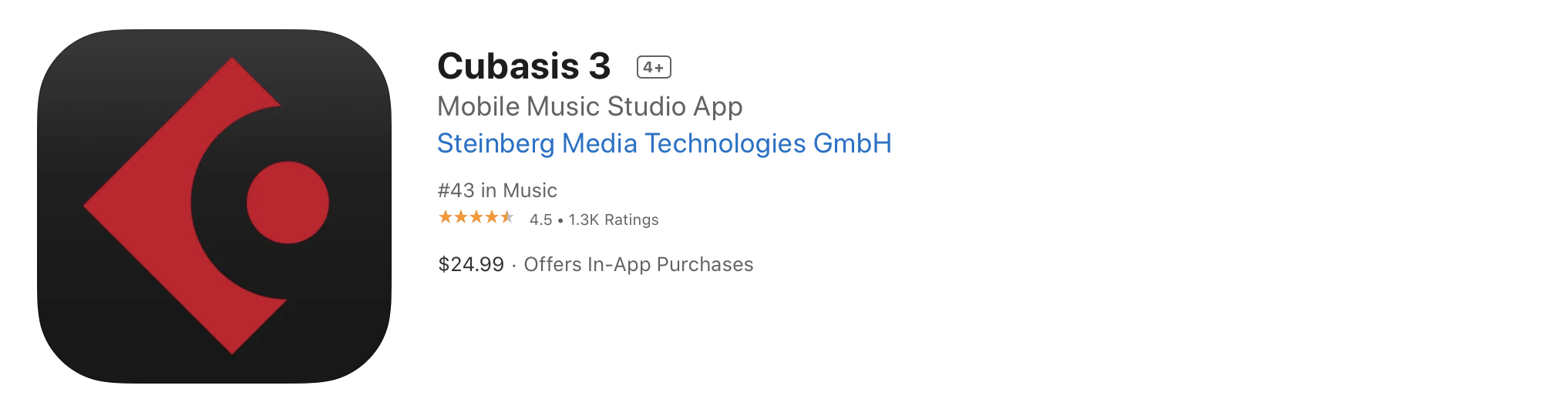 Cubasis comes to Android and receives a discount