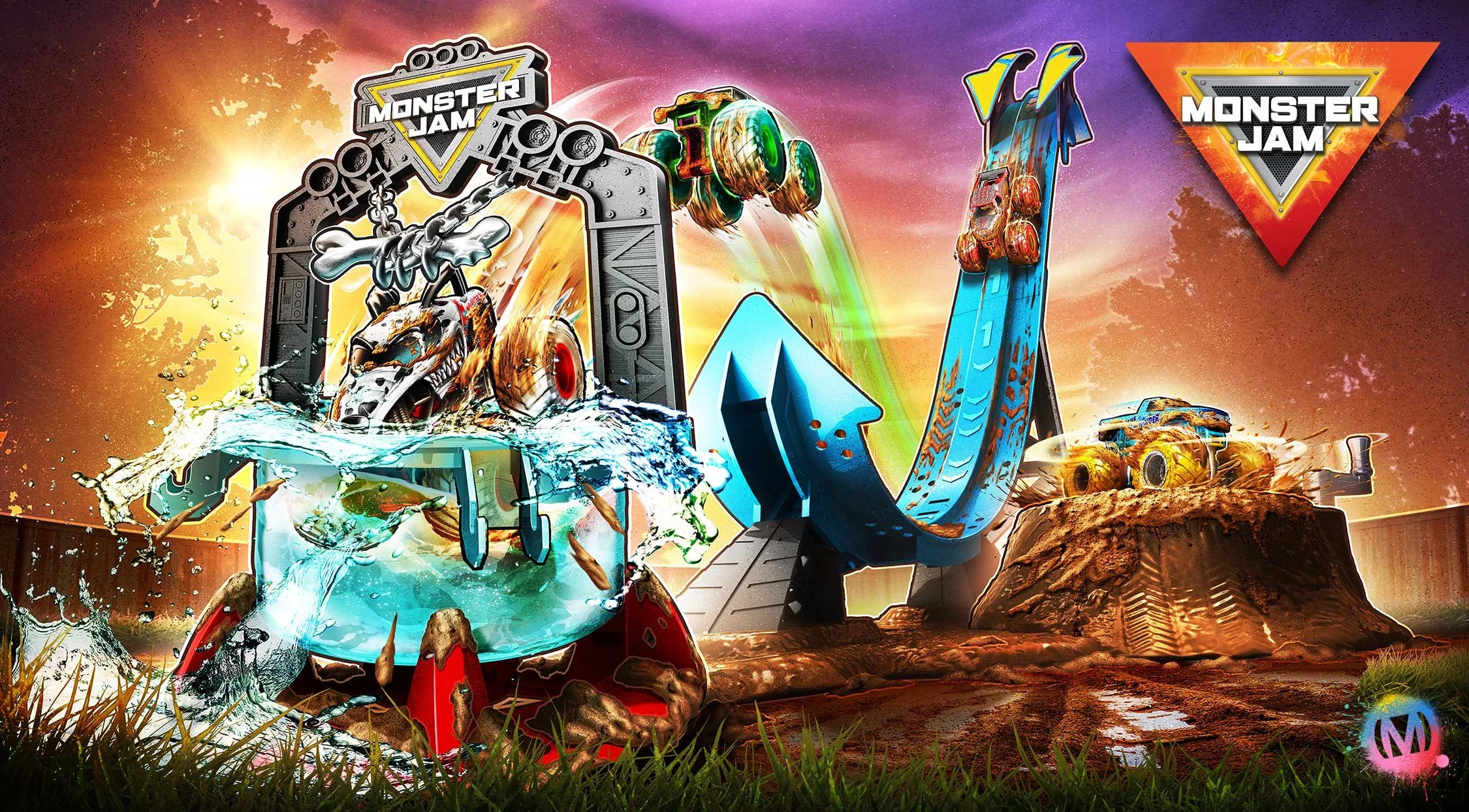 Monster Jam - Mud Blasters Dunk Tank