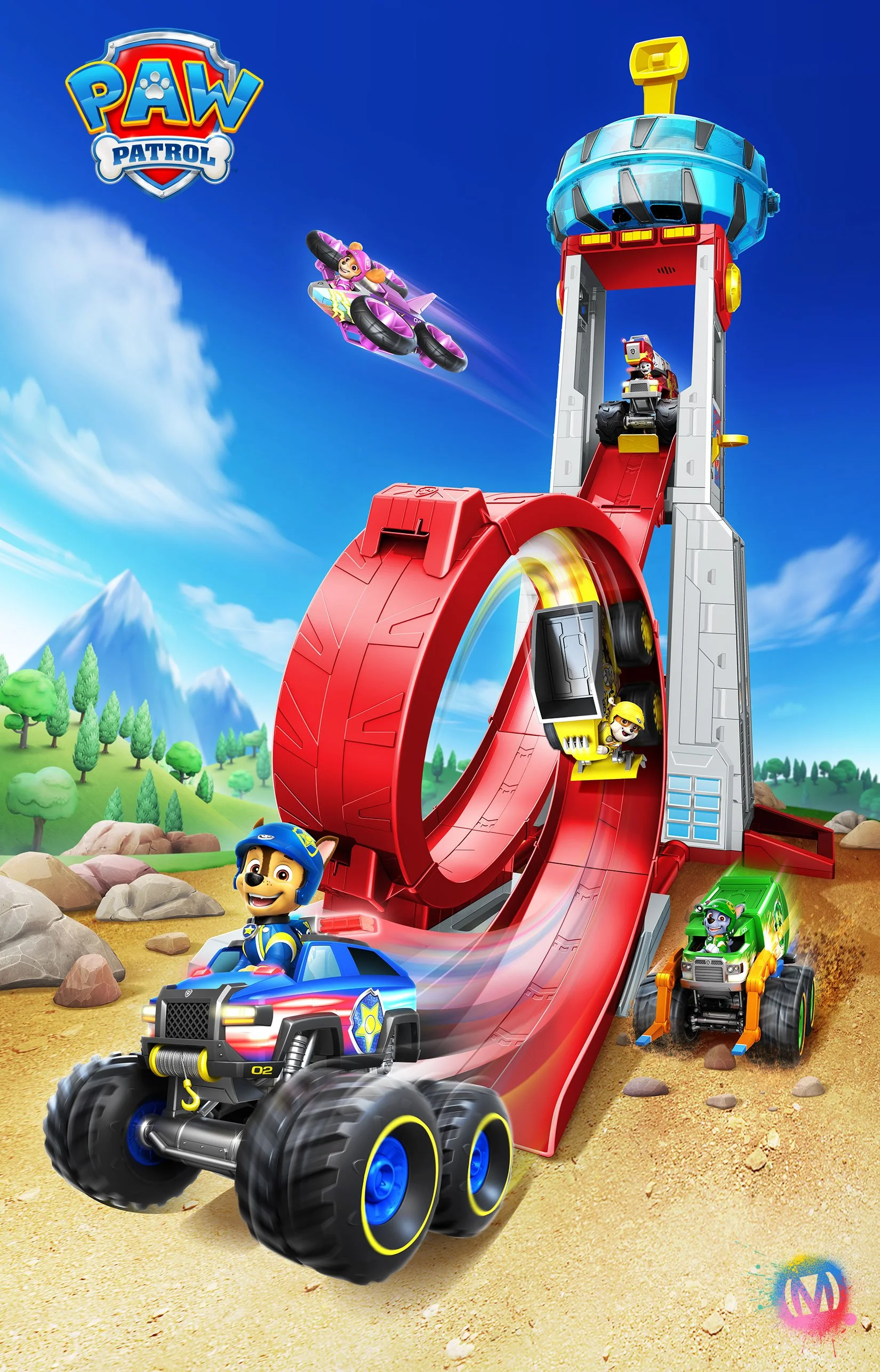 Paw Patrol Rescue Wheels - Tower Playset 1
