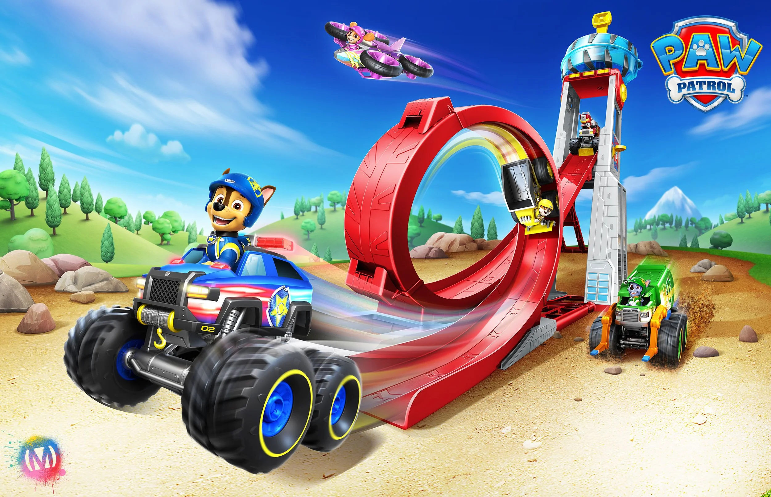 Paw Patrol Rescue Wheels - Tower Playset 2