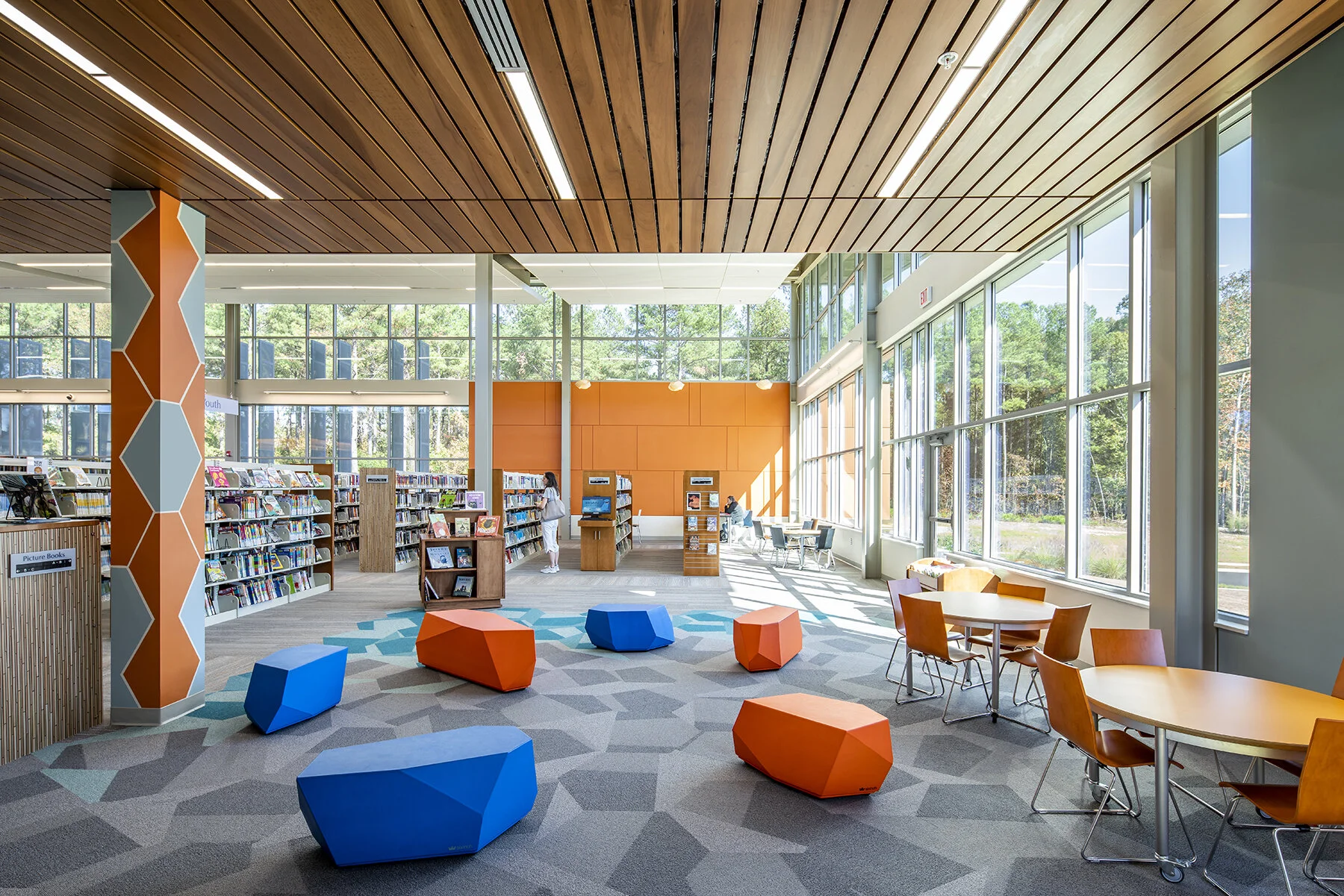  Fuquay-Varina Community Library  Fuquay-Varina, NC  Architecture &amp; Interiors by LS3P 