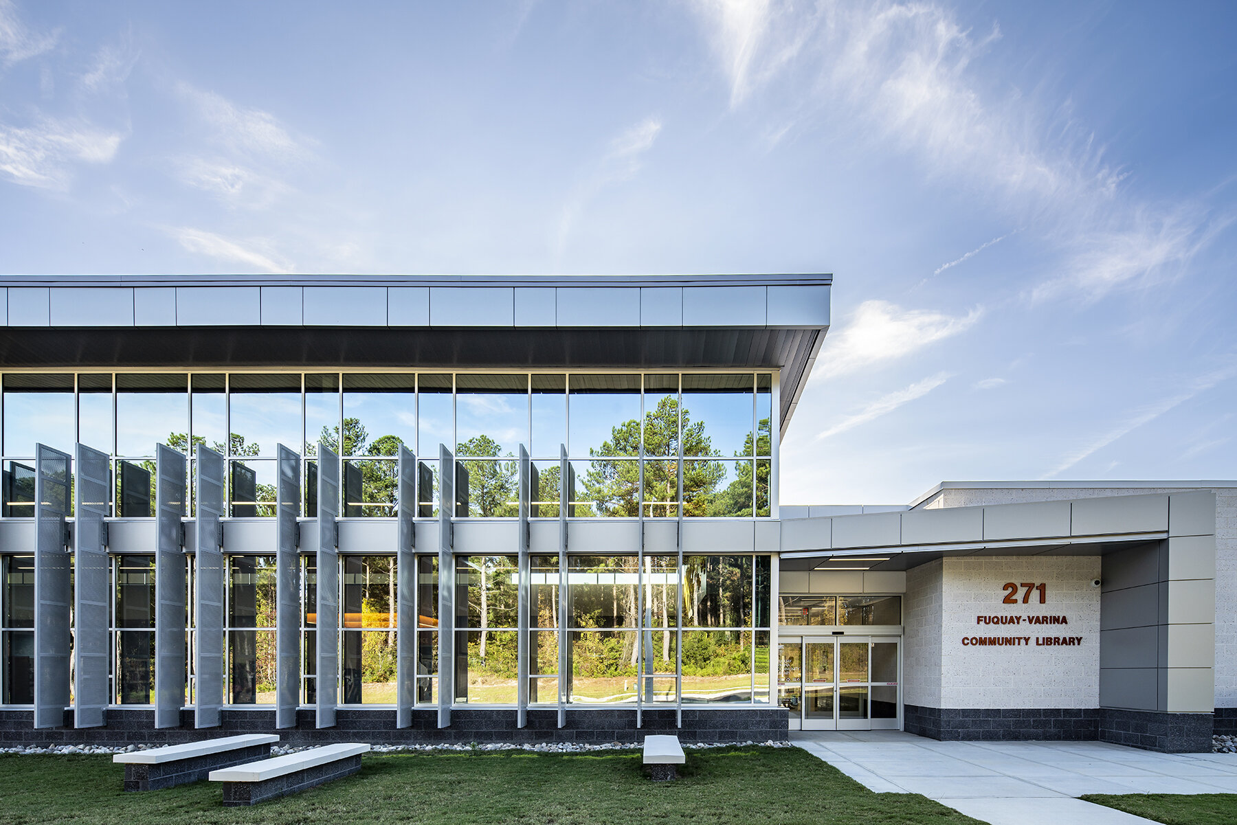  Fuquay-Varina Community Library  Fuquay-Varina, NC  Architecture &amp; Interiors by LS3P 