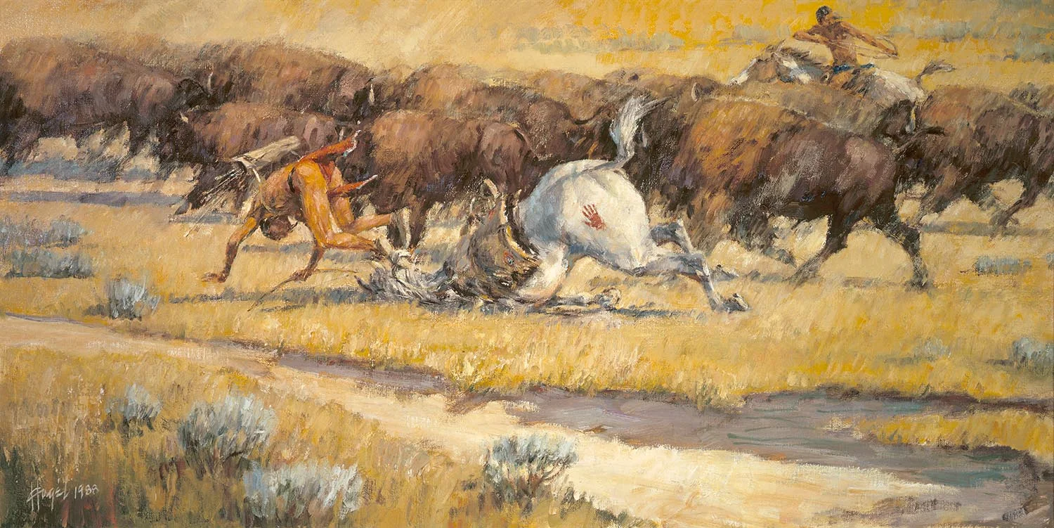 The Badger Hole 15 x 30, Oil