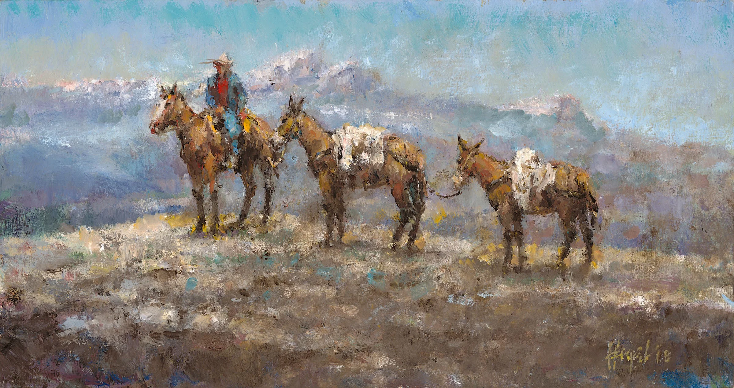 Topping Out 8 x 15, OIL $2,000