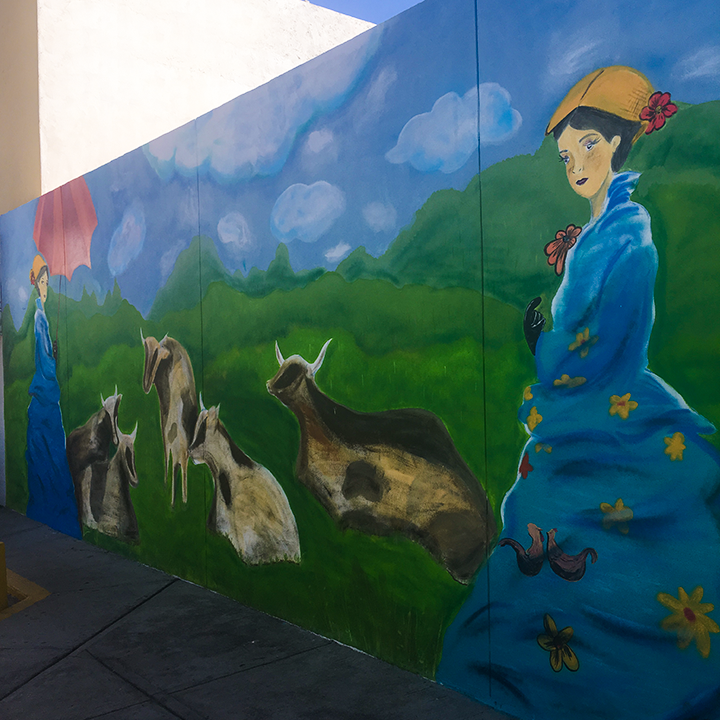 Detalle del mural "Origen Natural"
