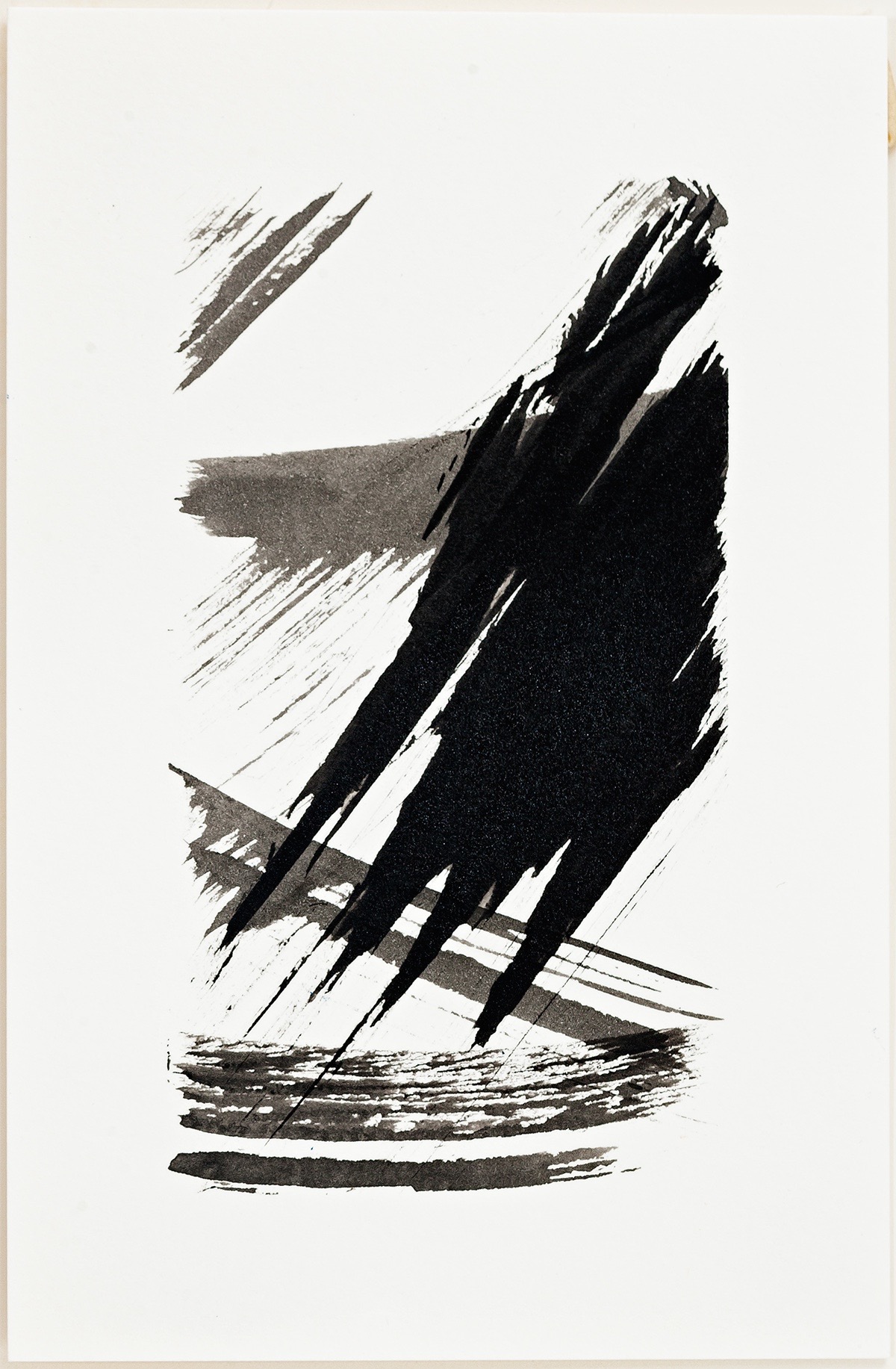 Hiroshige 2016 ink on paper 6 x 4"