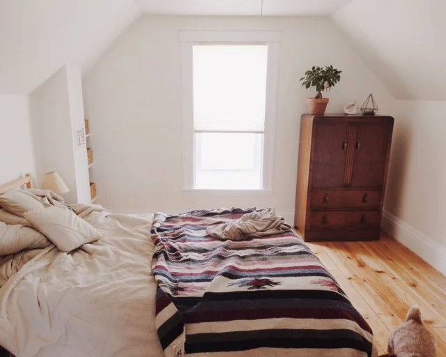 The original hard wood floors were sanded and restored.