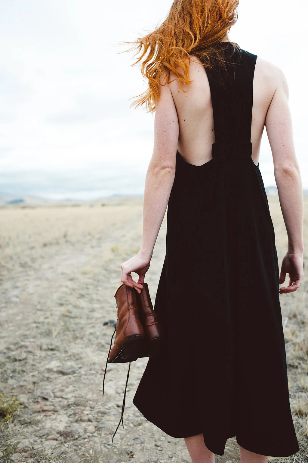 vintage Ralph Lauren T-back linen dress