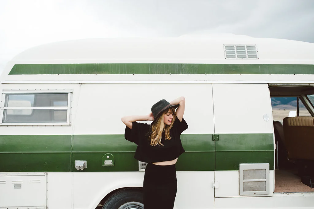 CORINNE crop sweater + CORINNE pencil skirt