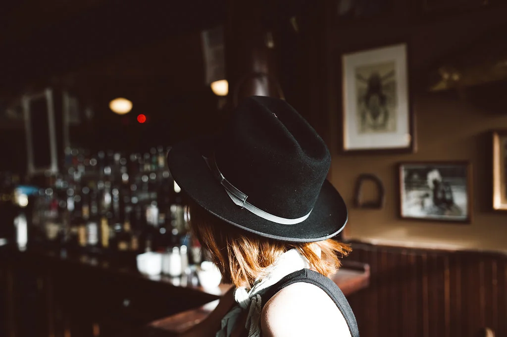 handcrafted black western hat