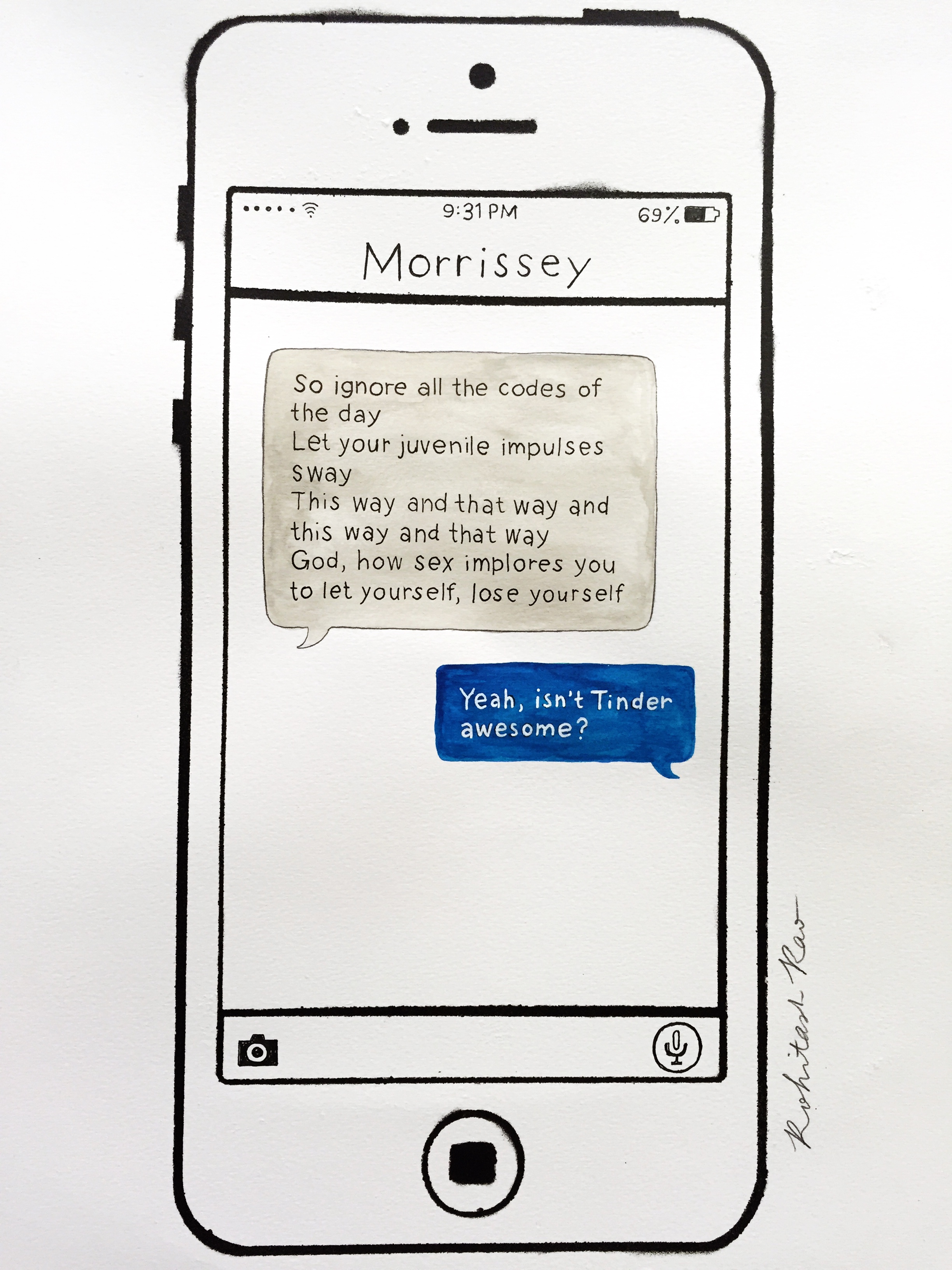 TEXTS FROM MORRISSEY: STRETCH OUT AND WAIT