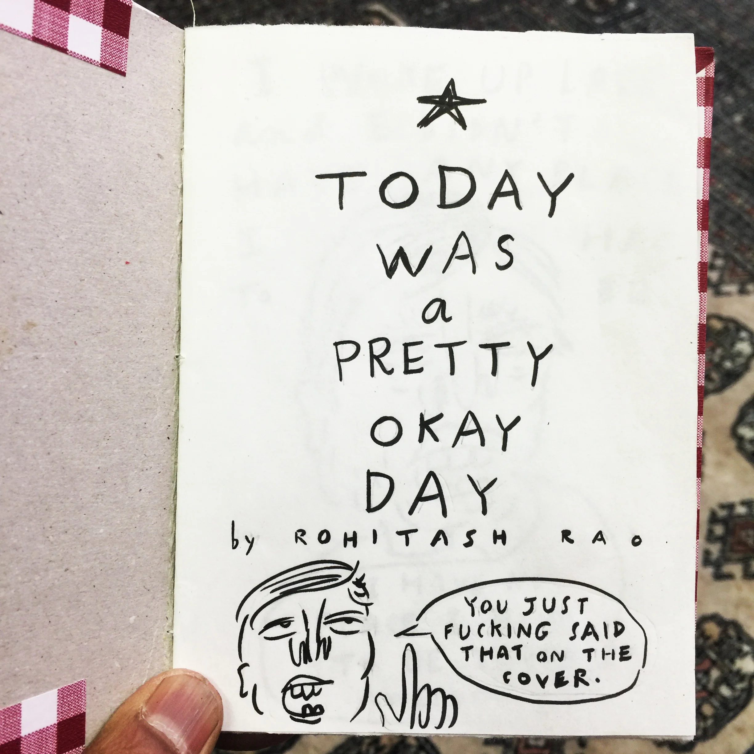 TODAY WAS A PRETTY OKAY DAY