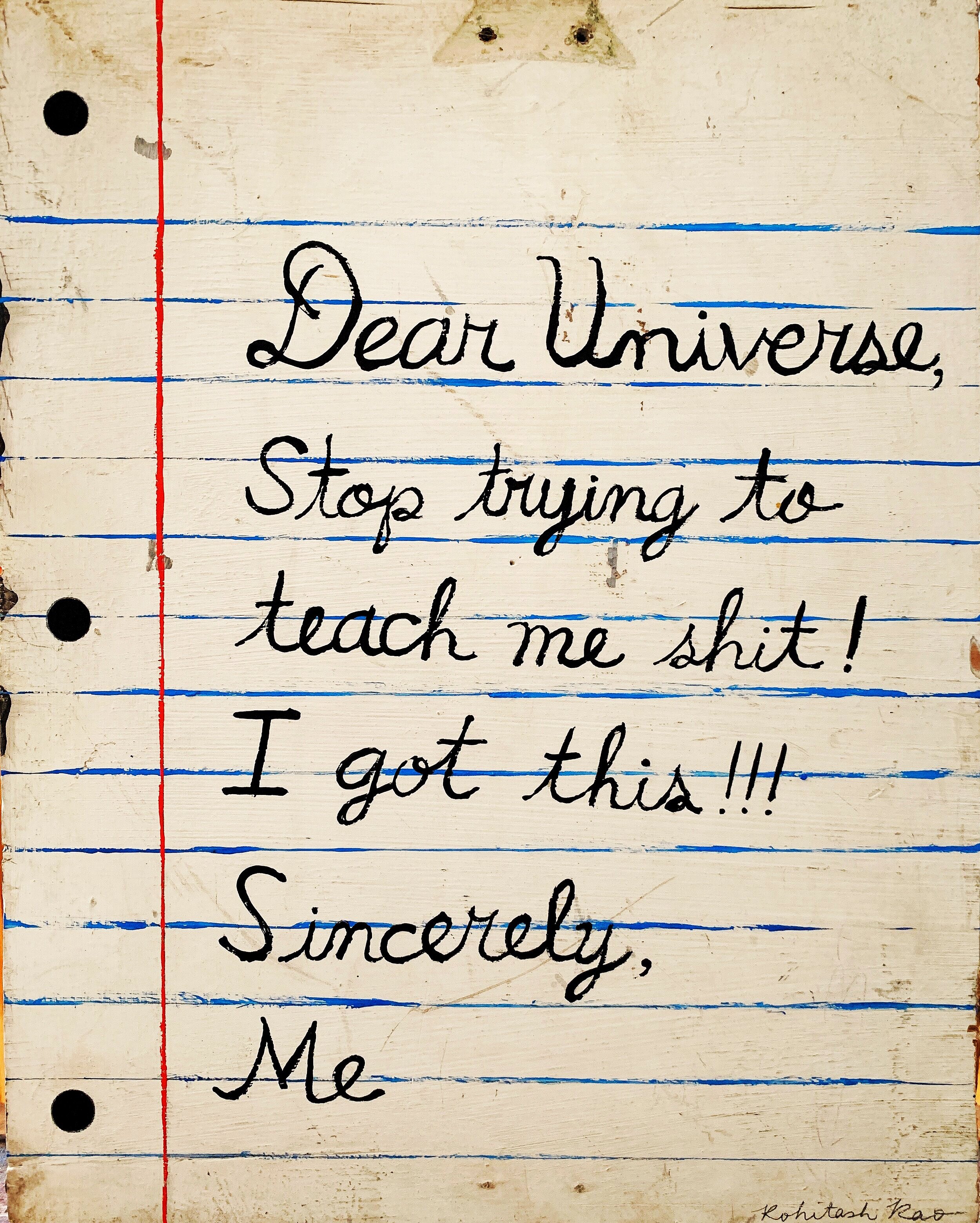 DEAR UNIVERSE