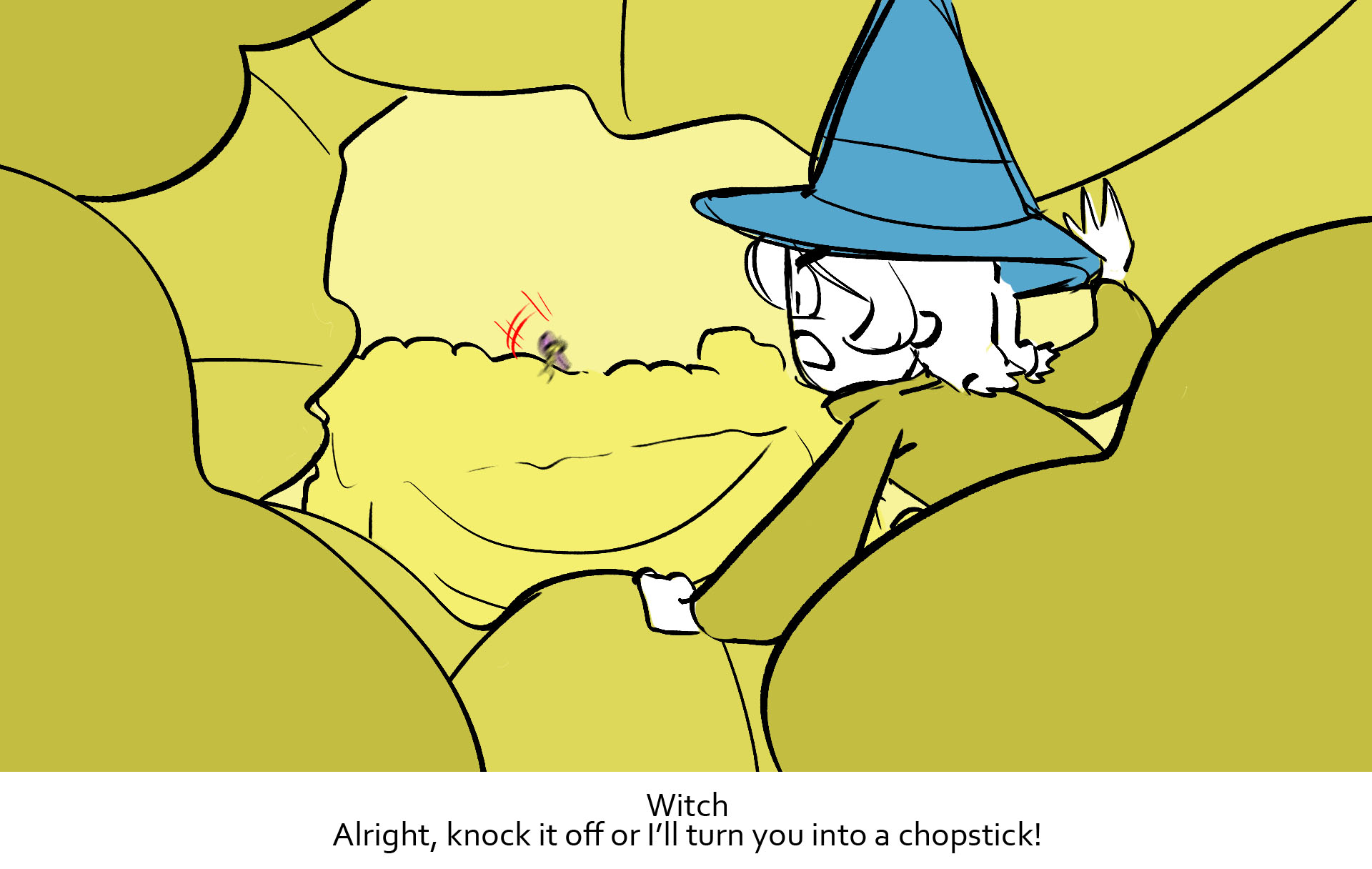 CrochetWitch_wDialogue_0099_Witch Alright, knock it off or I’ll turn you into a chopstick!.jpg