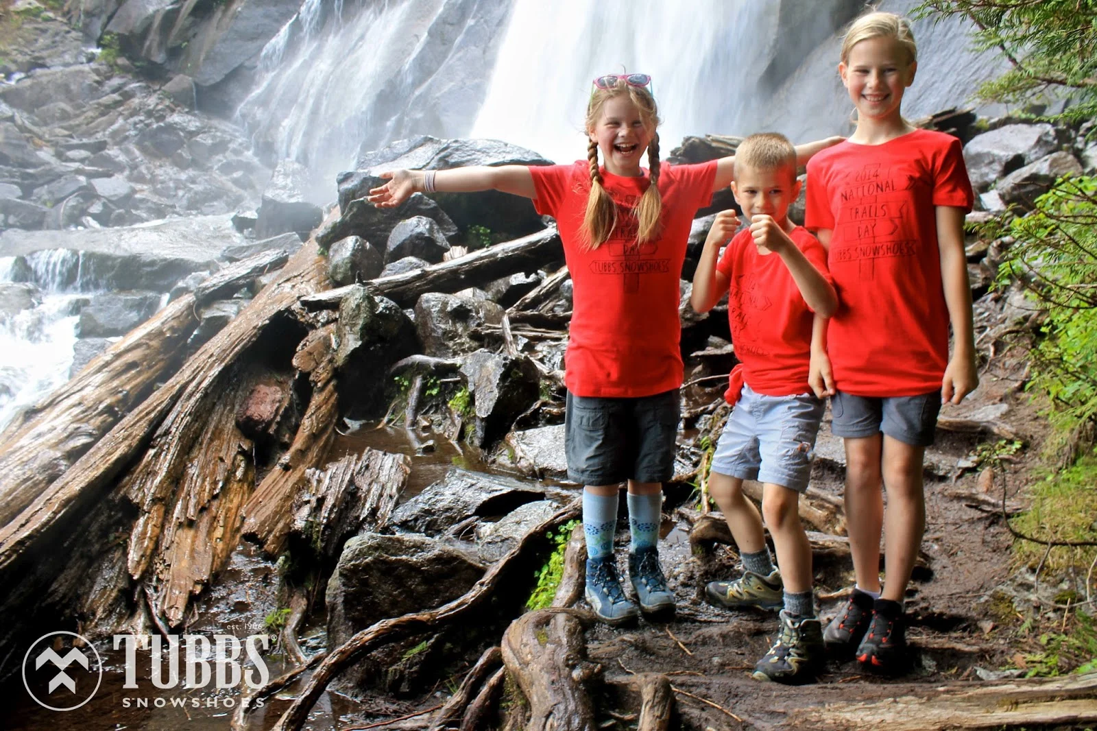 Photo courtesy of Tubbs Snowshoes - Moosefish kids!!