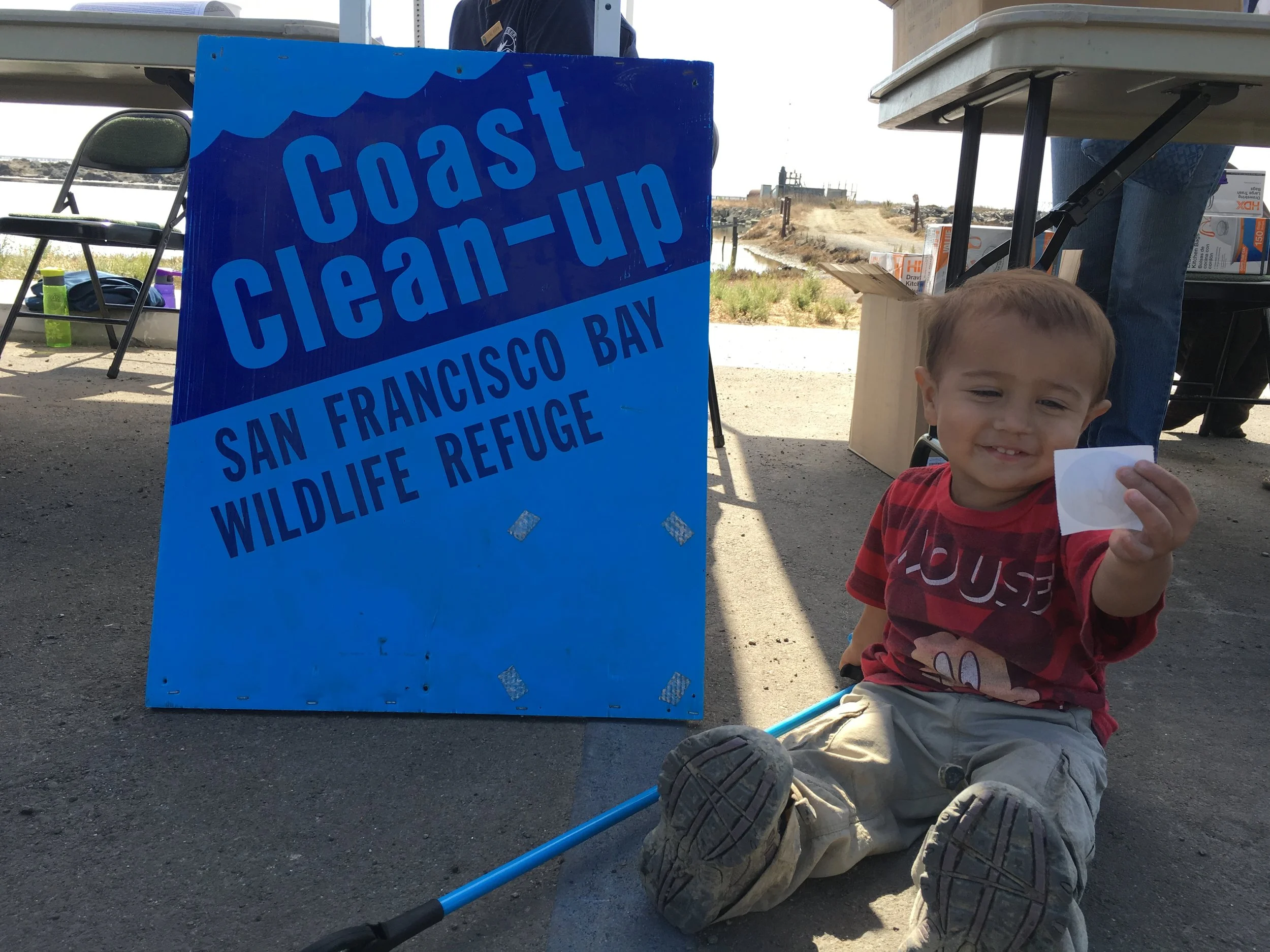 Pacha approves of Coastal Clean-Ups!