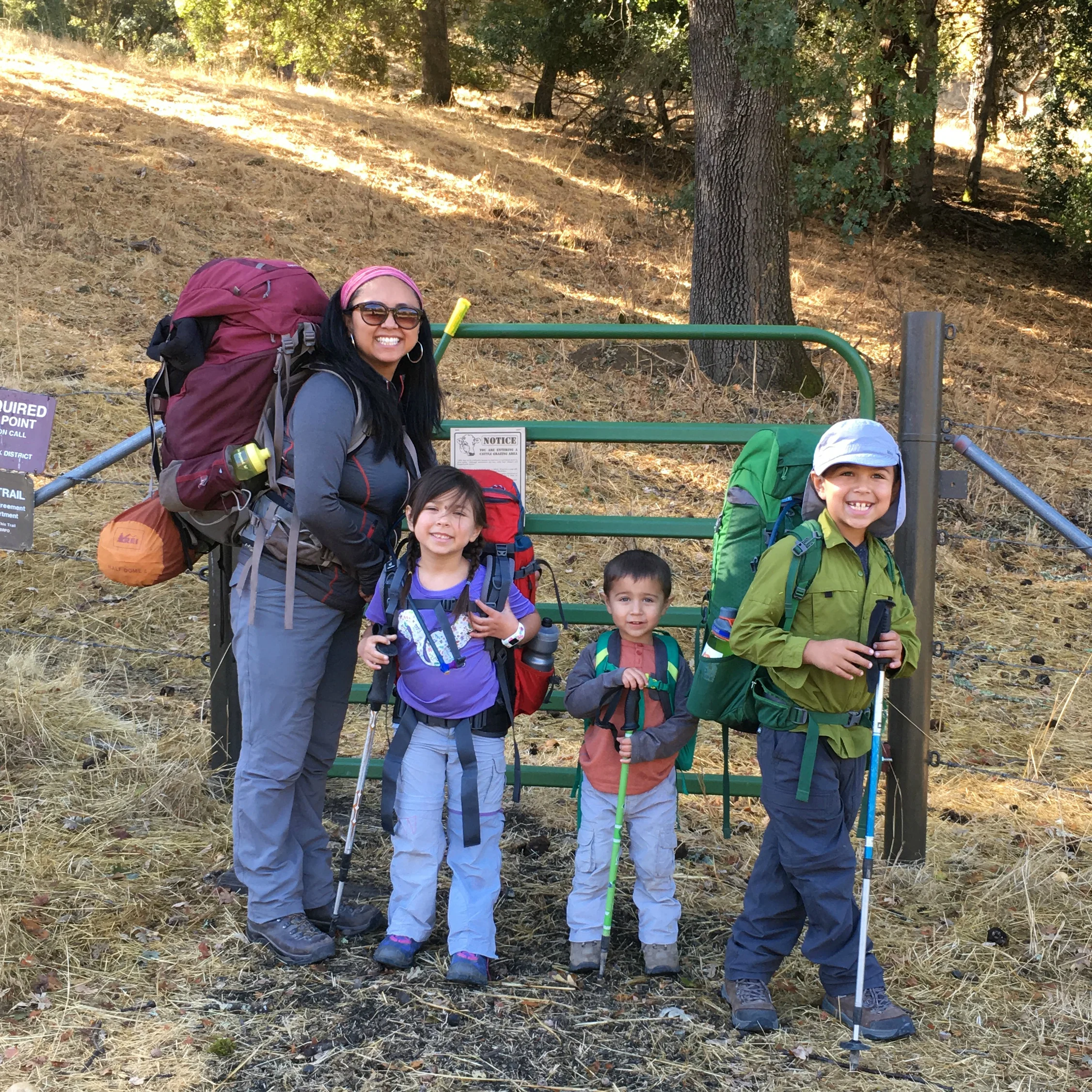 Getting ready to start on the Ohlone Wilderness!