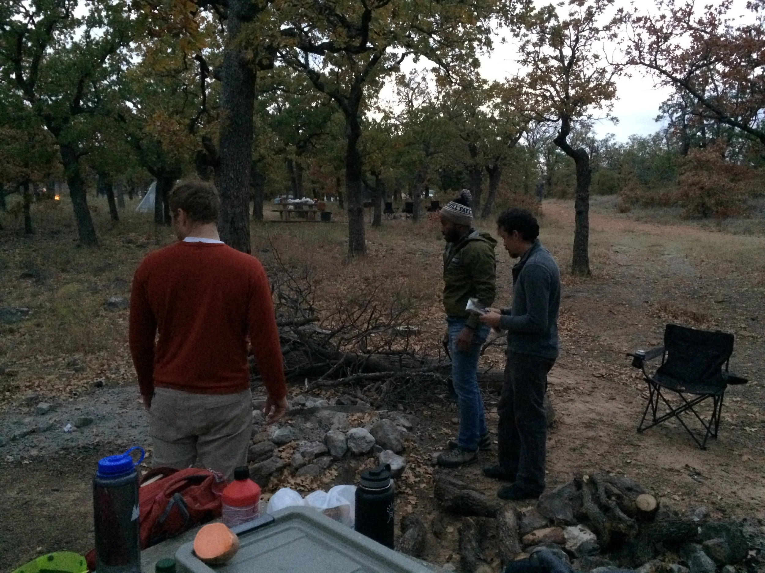 Tucker, Mario, & Max in camp.