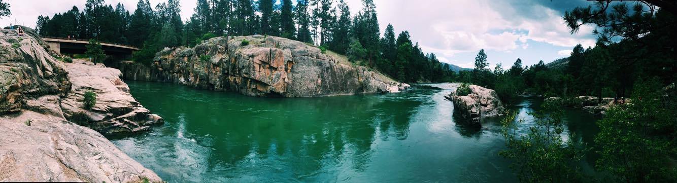 Panoramic from Bakers Bridge.