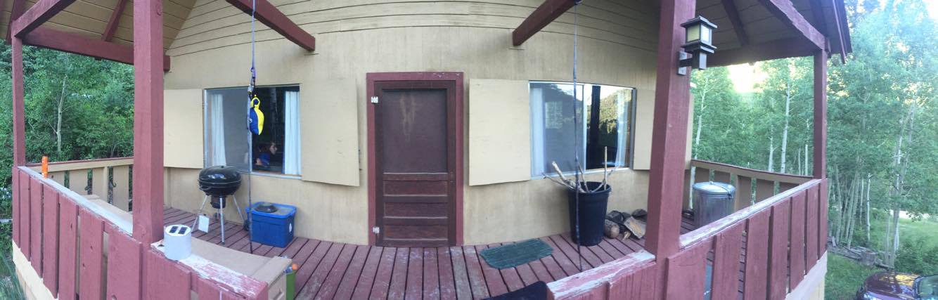 The front of the Cabin.