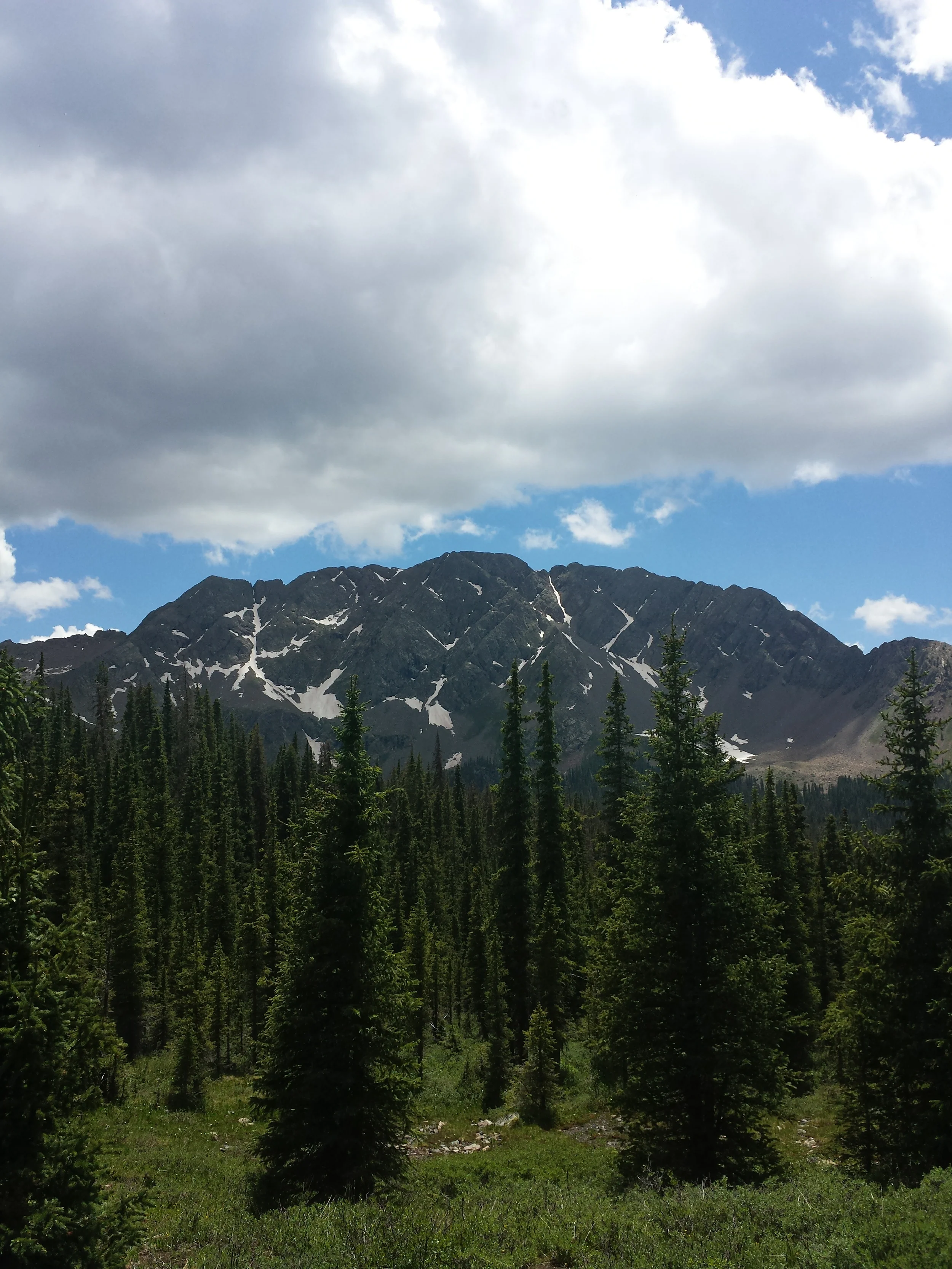 Little phone pic on the hike to Crater Lake.