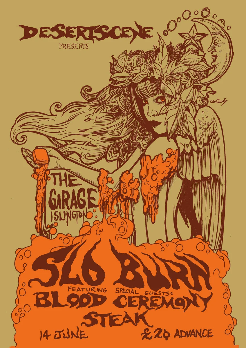 Slo Burn w/Blood Ceremony & Steak