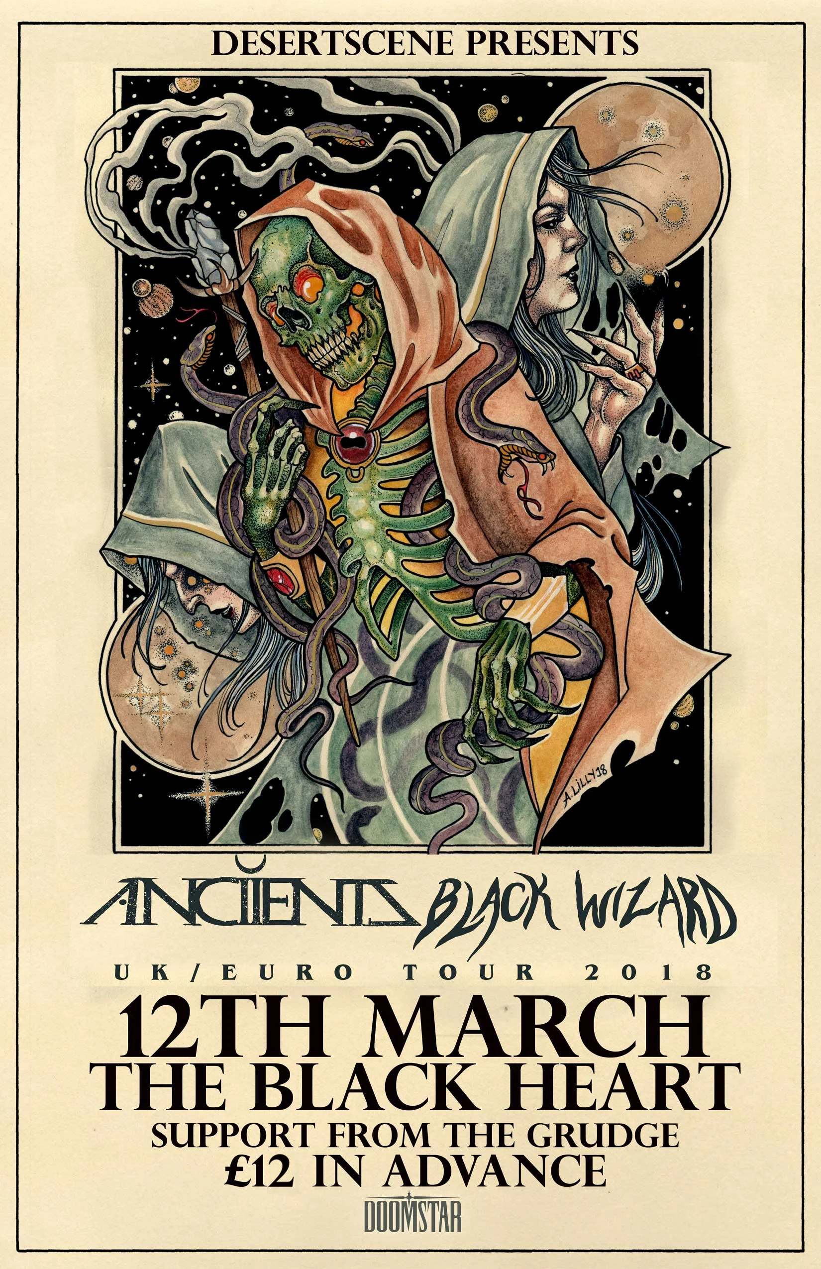 Anciients & Black Wizard w/ The Grudge