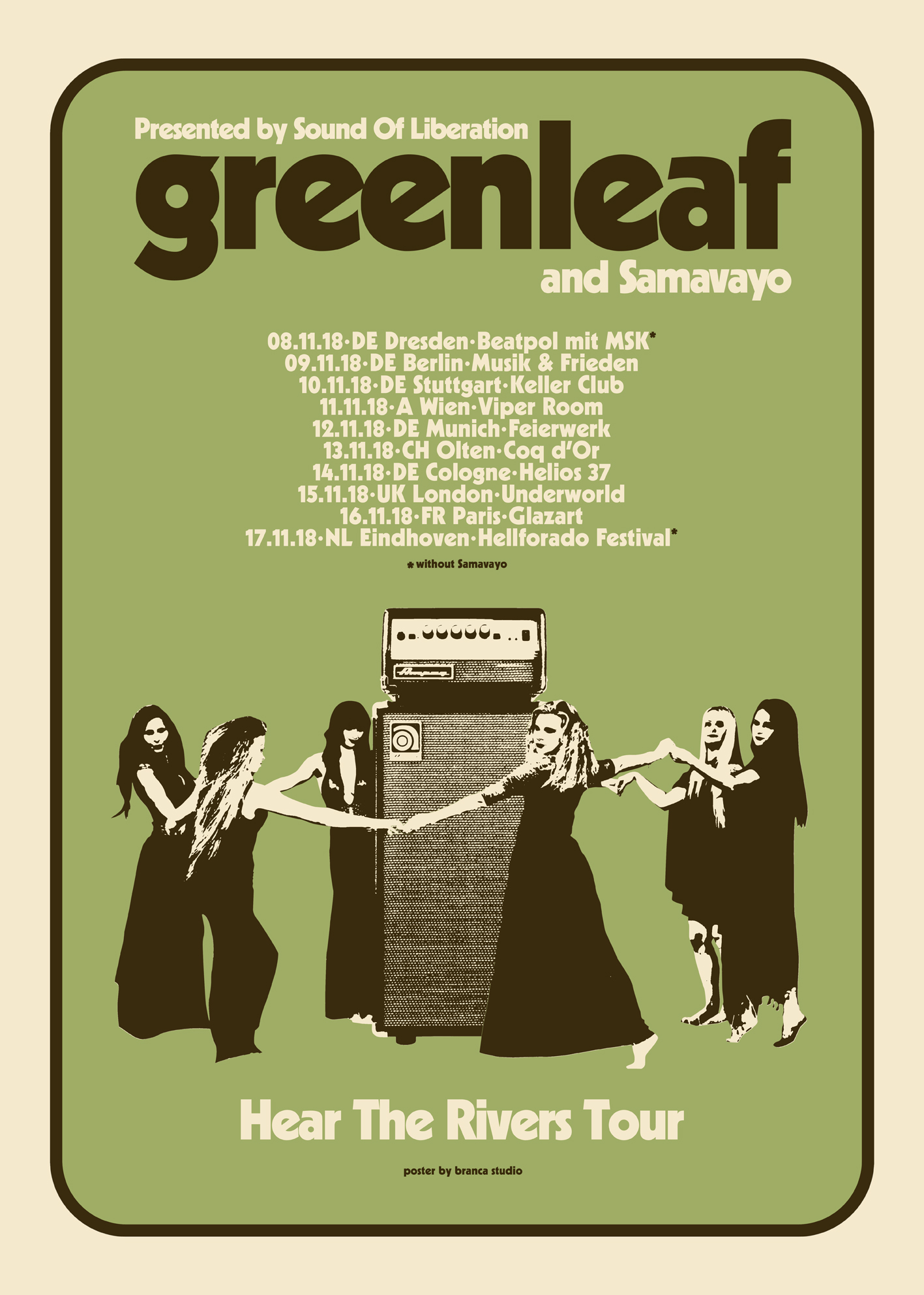 Greenleaf w/Samavayo &amp; Wychhound