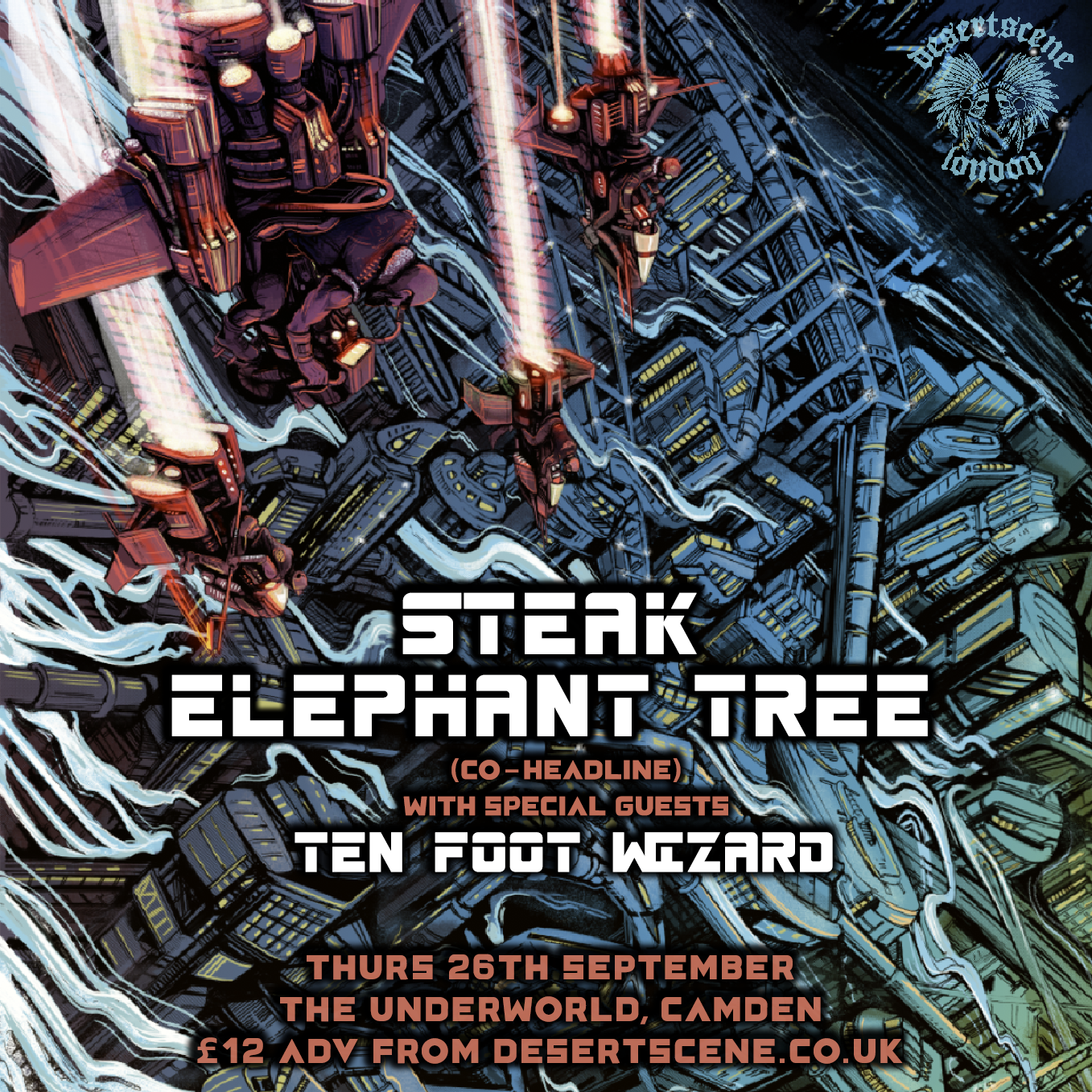 Steak + Elephant Tree (co-headline) at The Underworld