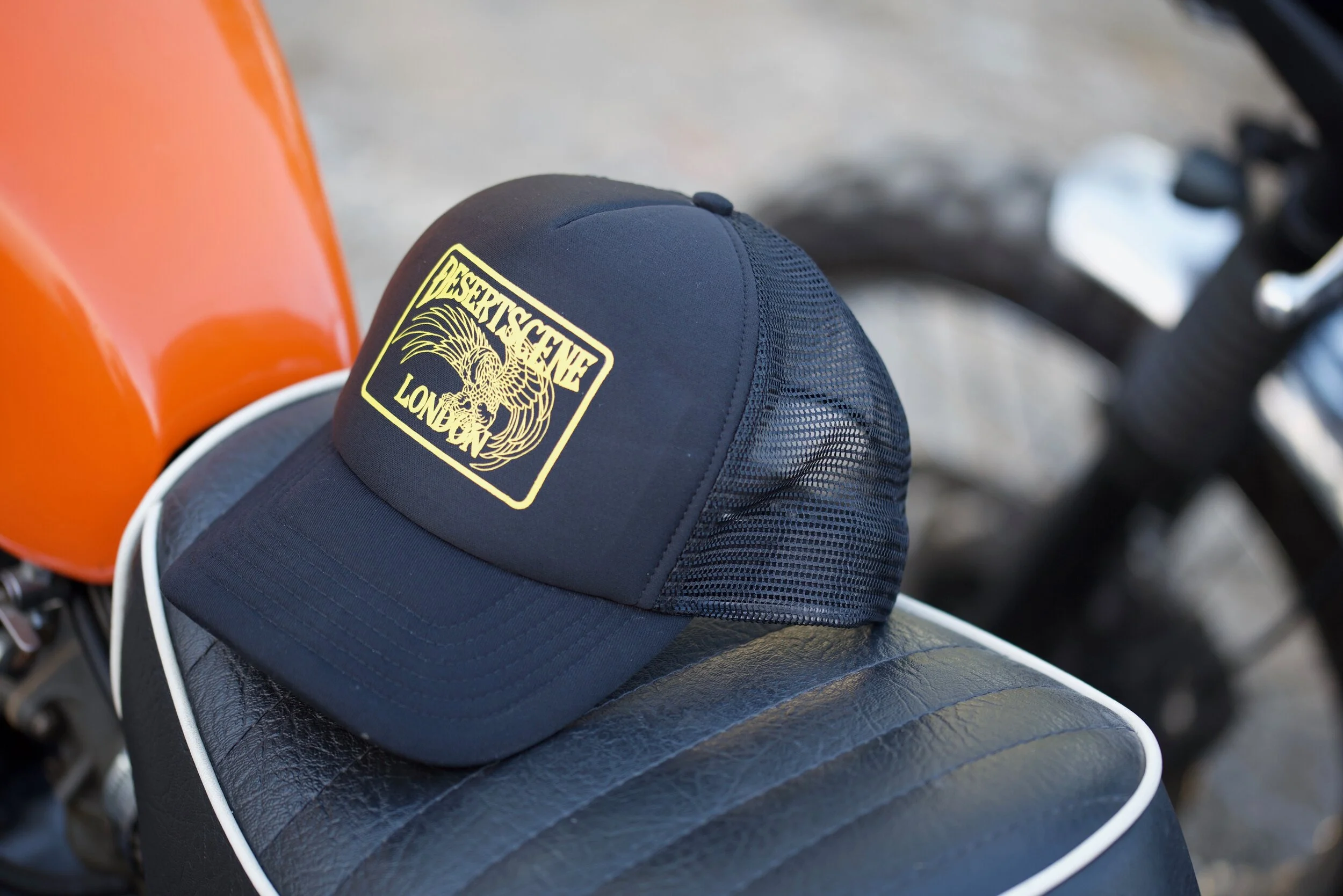 WHERE EAGLES DARE' TRUCKER HAT - BLACK 