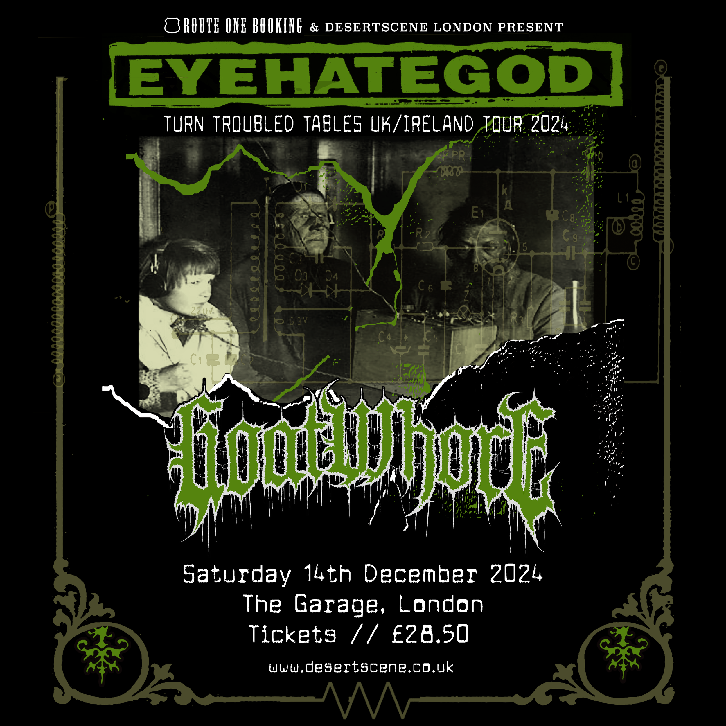 SOLD OUT: EYEHATEGOD &amp; GOATWHORE (co-headline) | The Garage, London