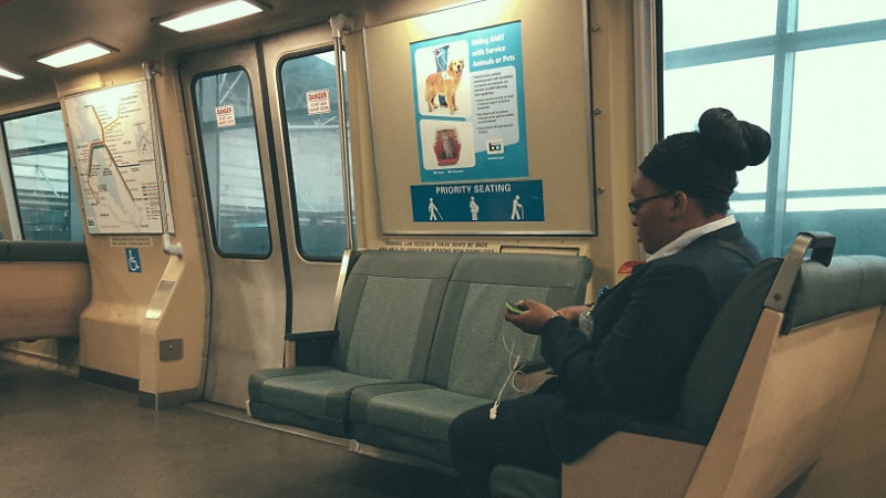 BART train Memory of the Future- BART Train