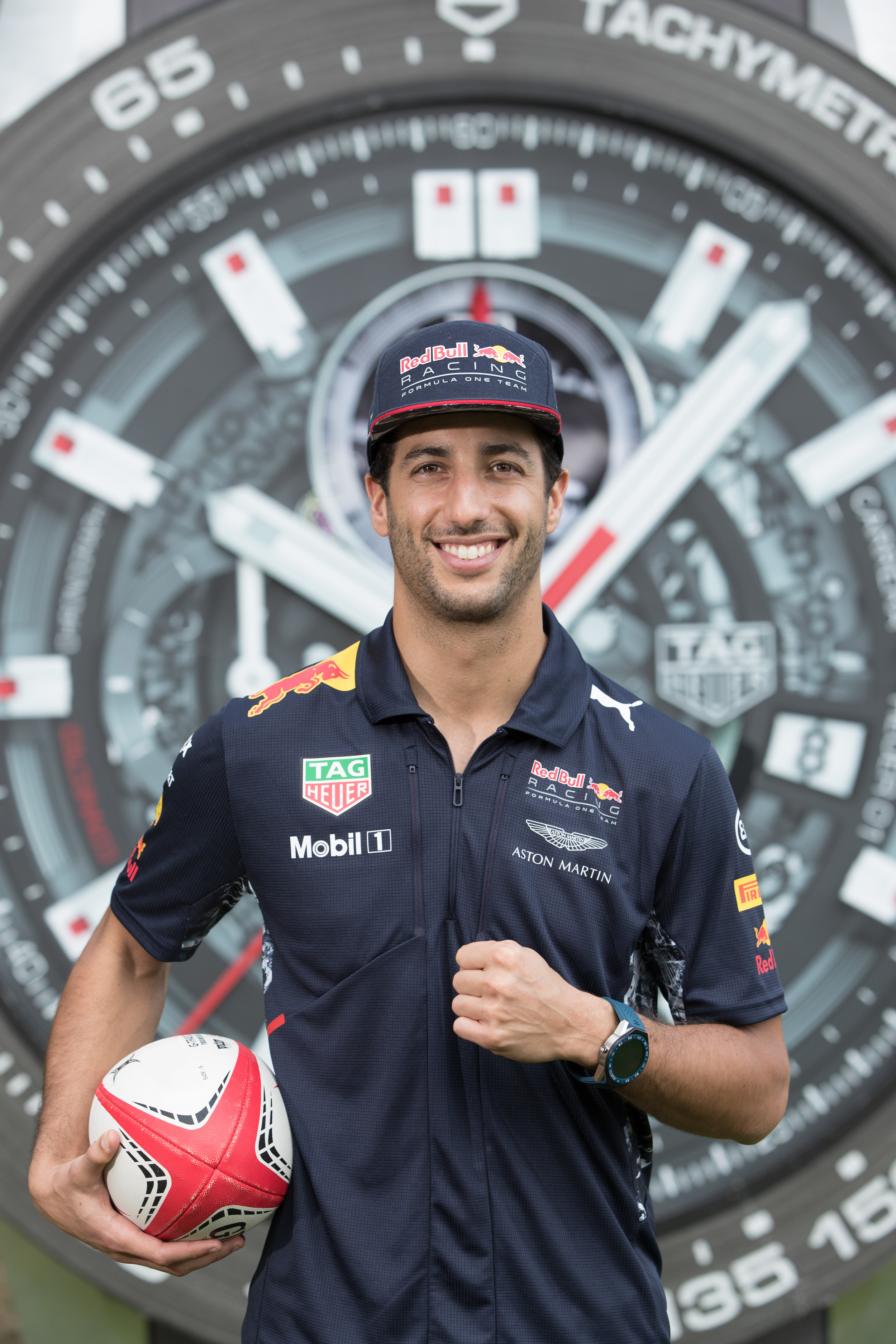 TAG Heuer. Rugby 7s Hong Kong. Daniel Ricciardo.