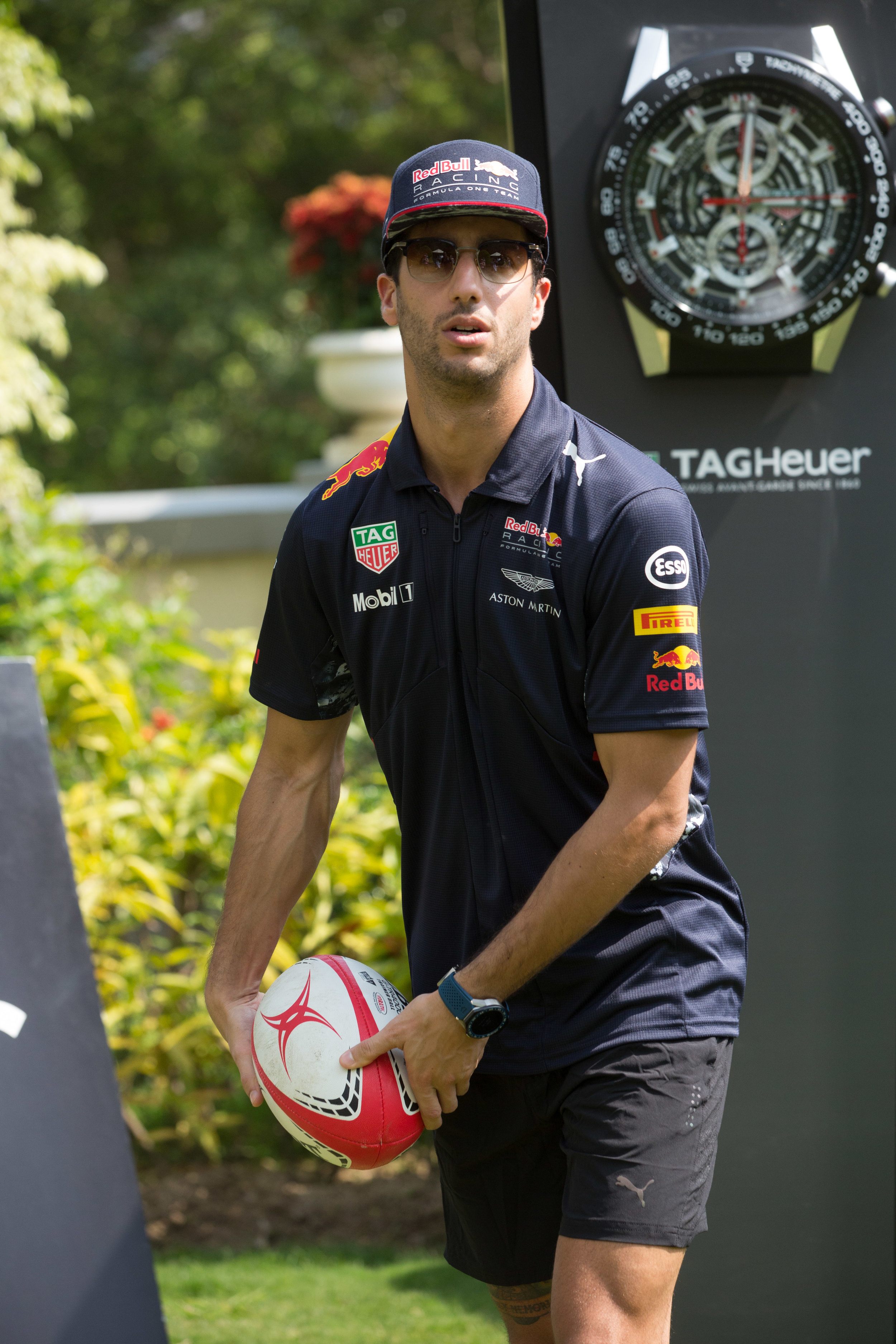TAG Heuer. Rugby 7s Hong Kong. Daniel Ricciardo