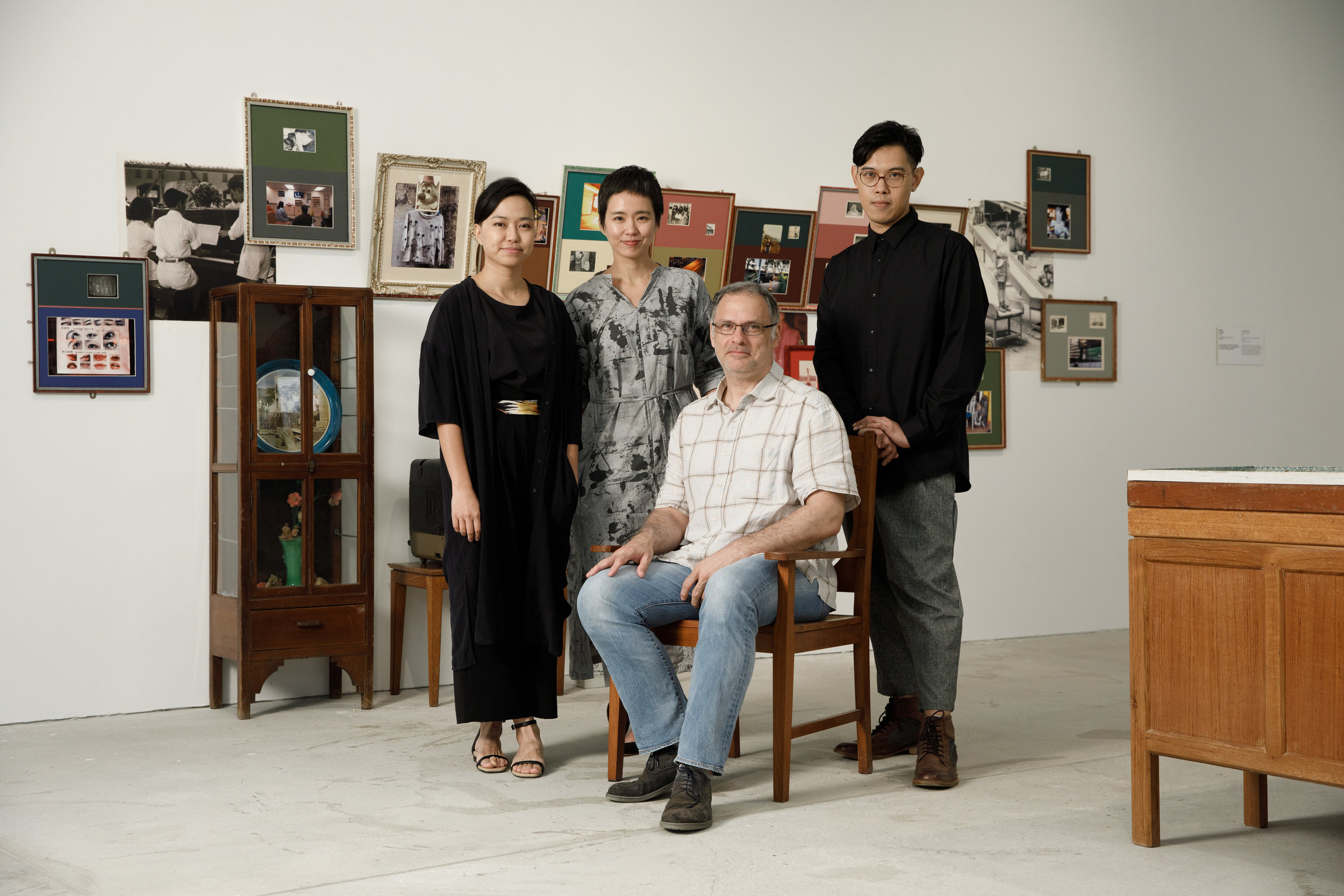 Frank Vigneron, Yim Sui Fong 嚴瑞芳, Eddie Cheung 張煒森, Wendy Wo 胡敏儀. Tai Kwun Exhibition. Hong Kong. 2018
