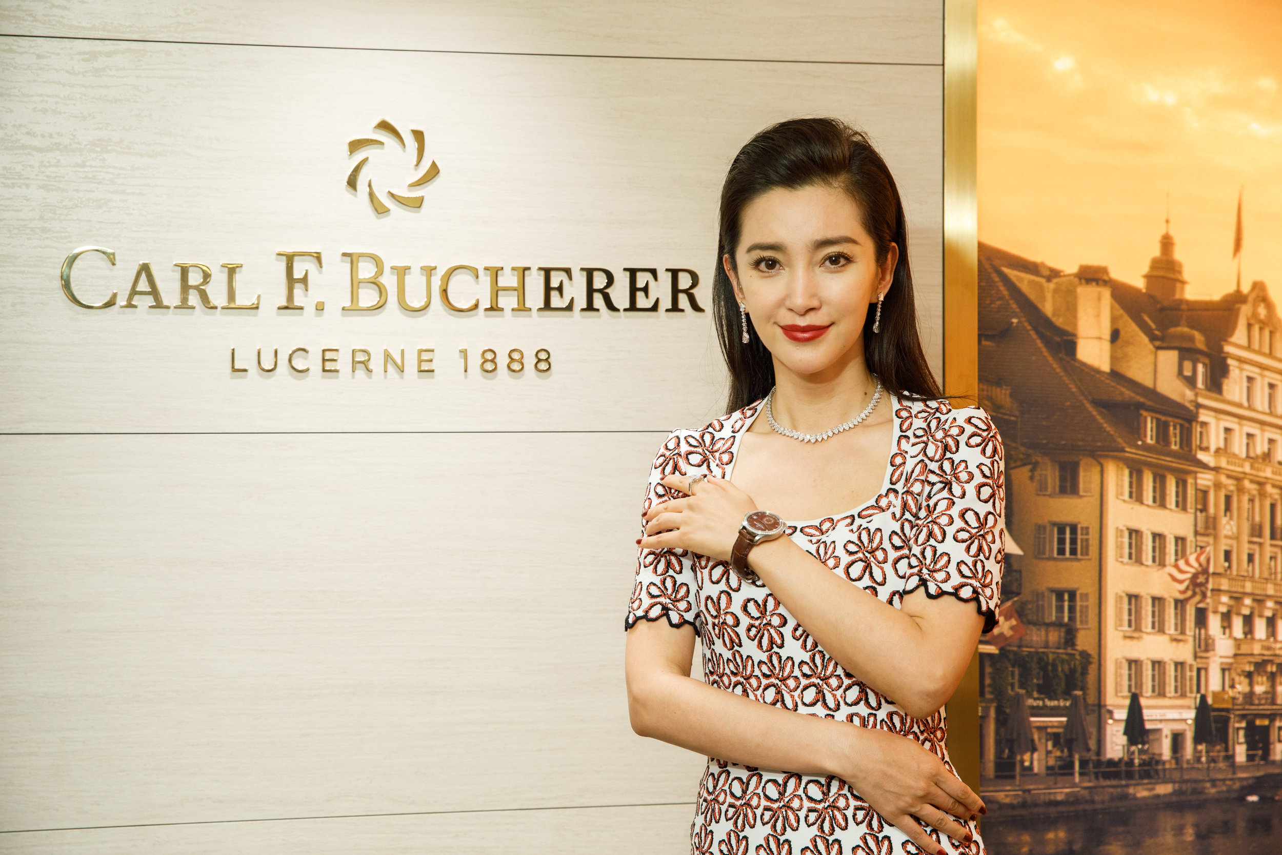 李冰冰 Li Bing Bing. Carl F. Bucherer Boutique Opening. Hong Kong. 2018