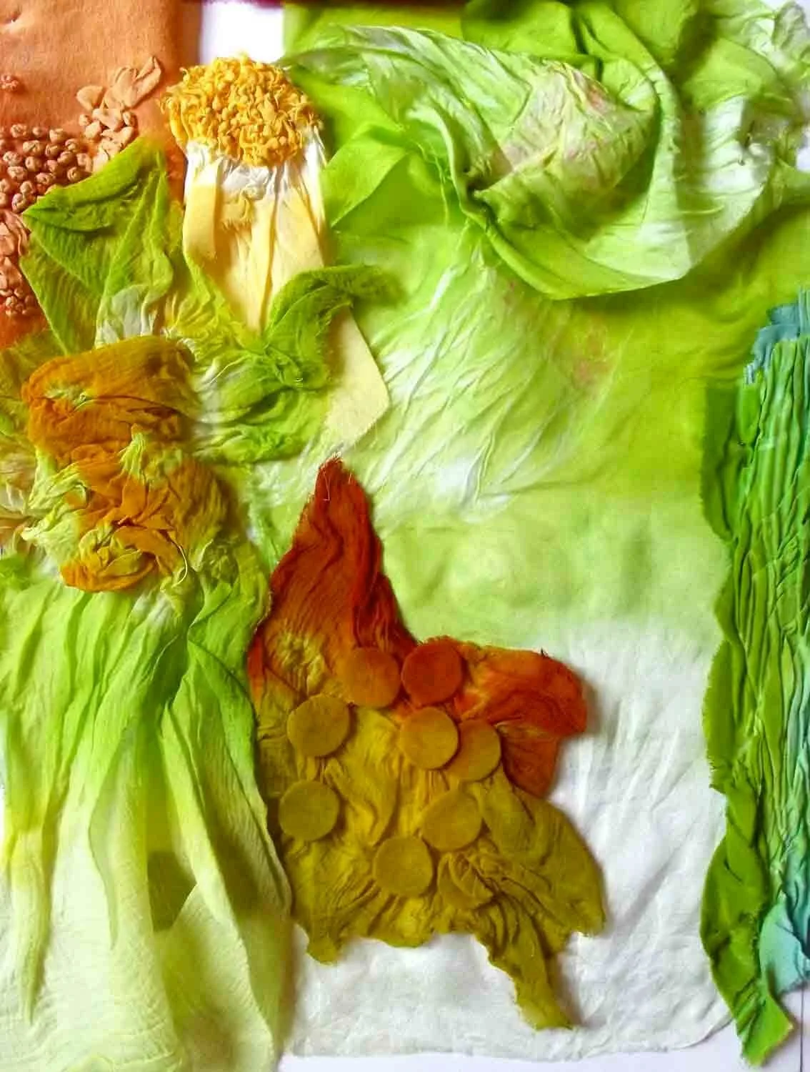 Botanical Miniatures hand dyed and embroidered samples green3_Caroline Angiulo.jpg