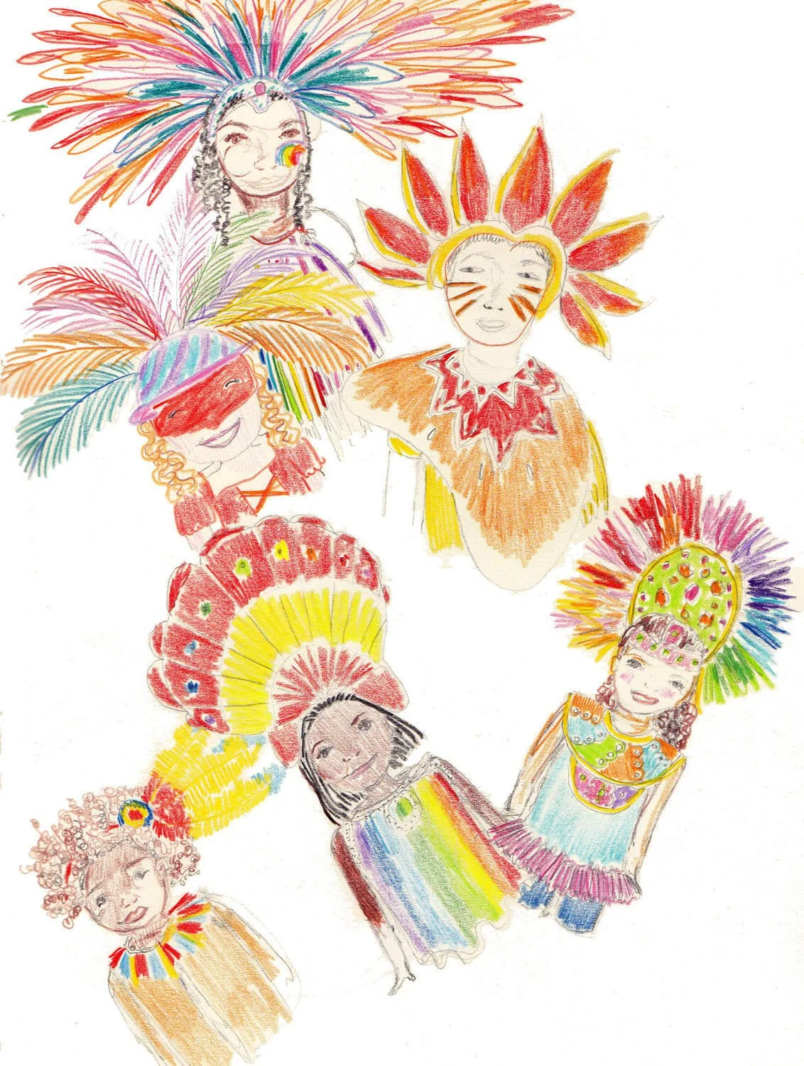 Illustration kids dressed up for carnival_Caroline Angiulo NEW.jpg