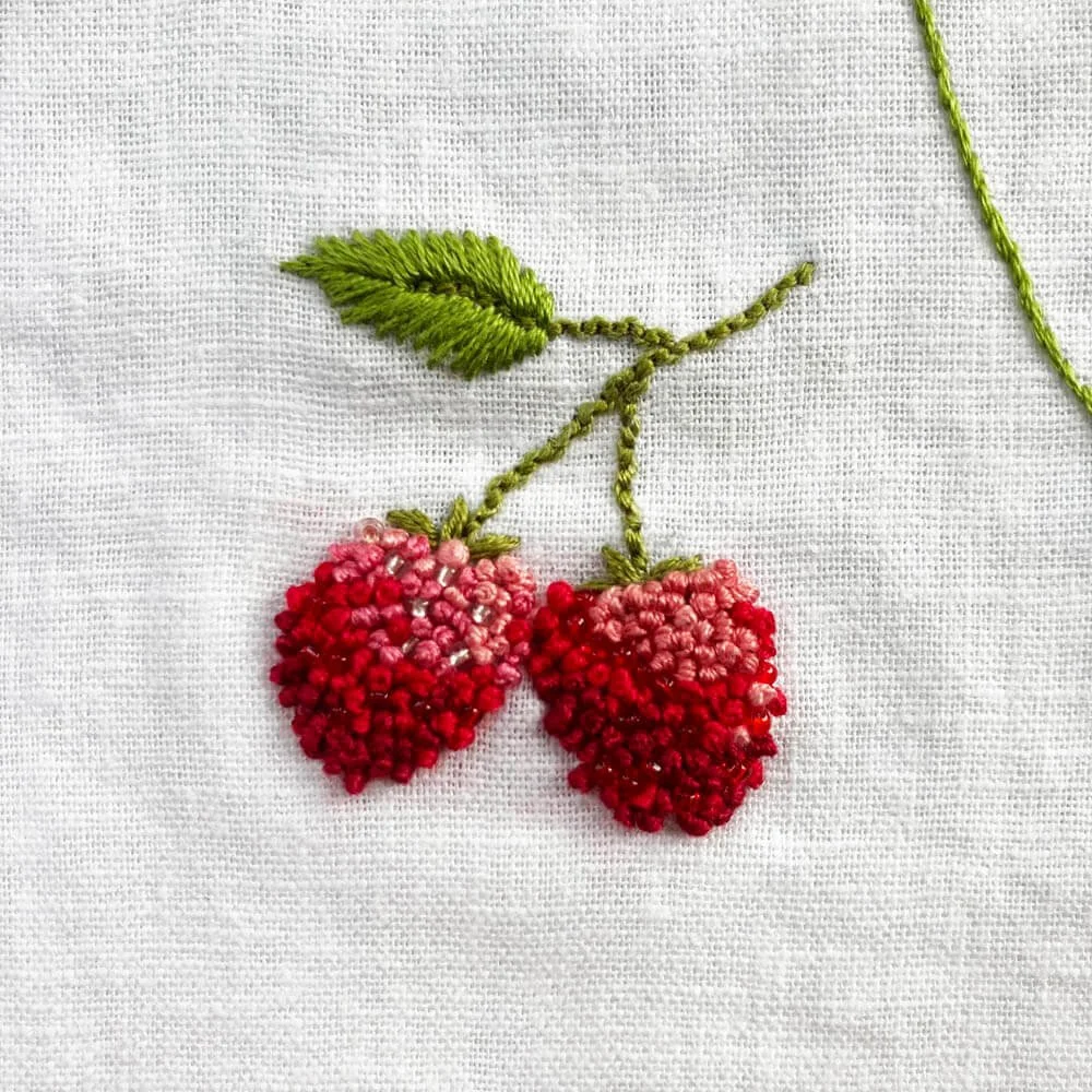 Hand embroidered fruit rasberries_Garden Portraits Workshop1_Caroline Angiulo_lowres72jpg.jpg
