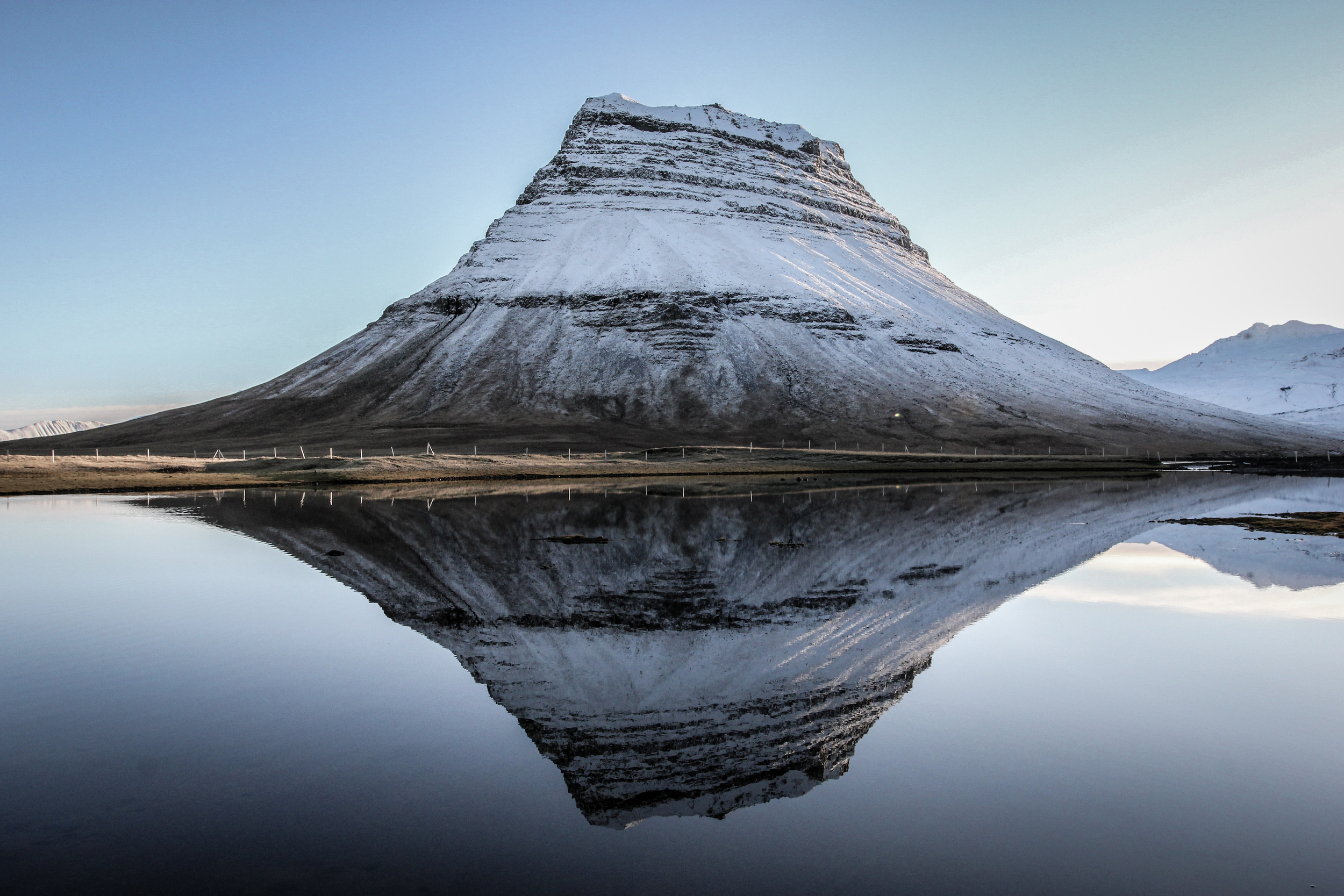 Mount Kirkjufell in Winter