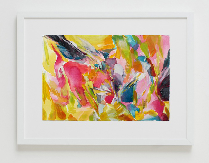 Kwait (Flower), 2016 Natalia Wróbel Watercolor on handmade Italian paper 4.5 x 6.75 in. $275 (framed)