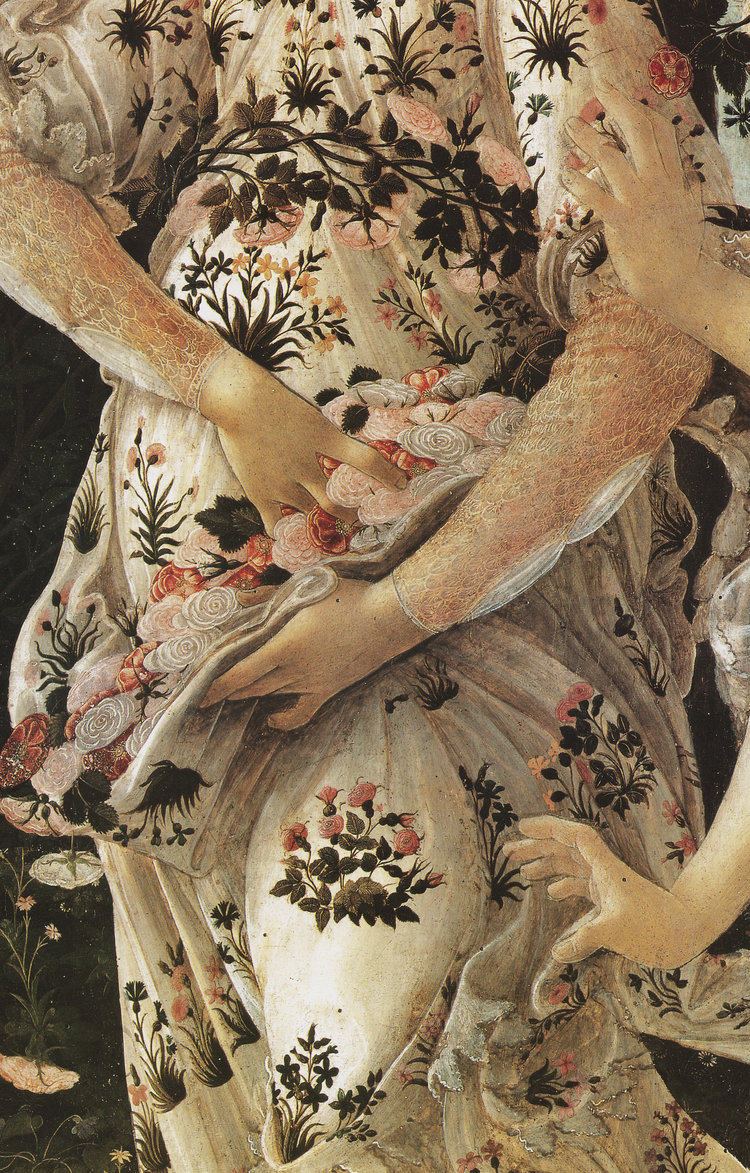 Detail of Sandro Boticelli's PrimaveraSource