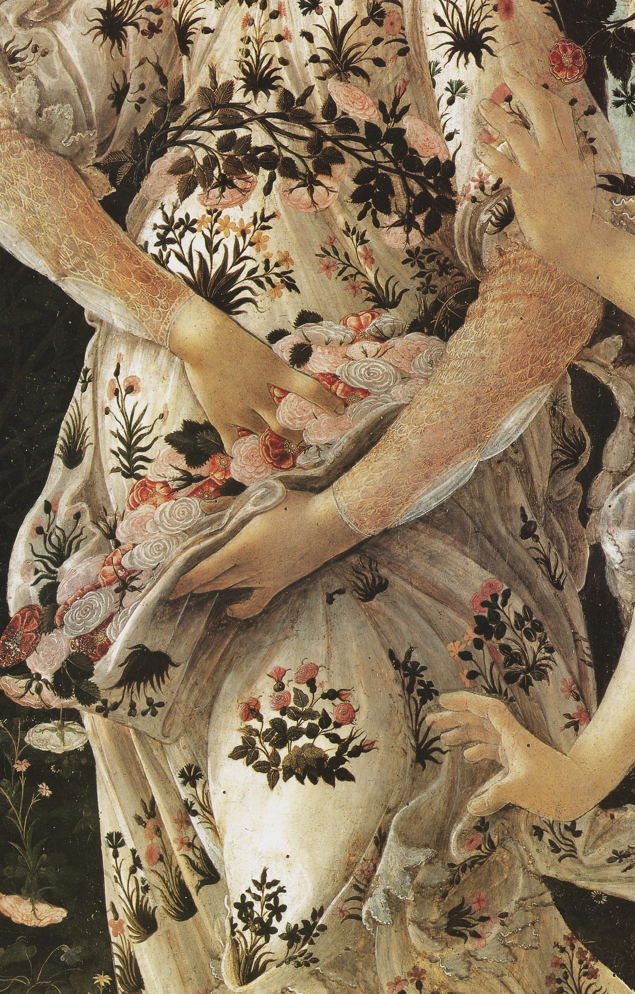 Detail of Sandro Boticelli's Primavera Source