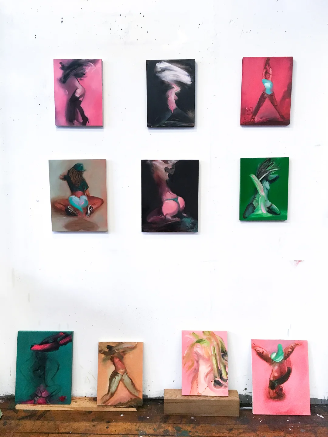 Small works in Freiberg's Studio