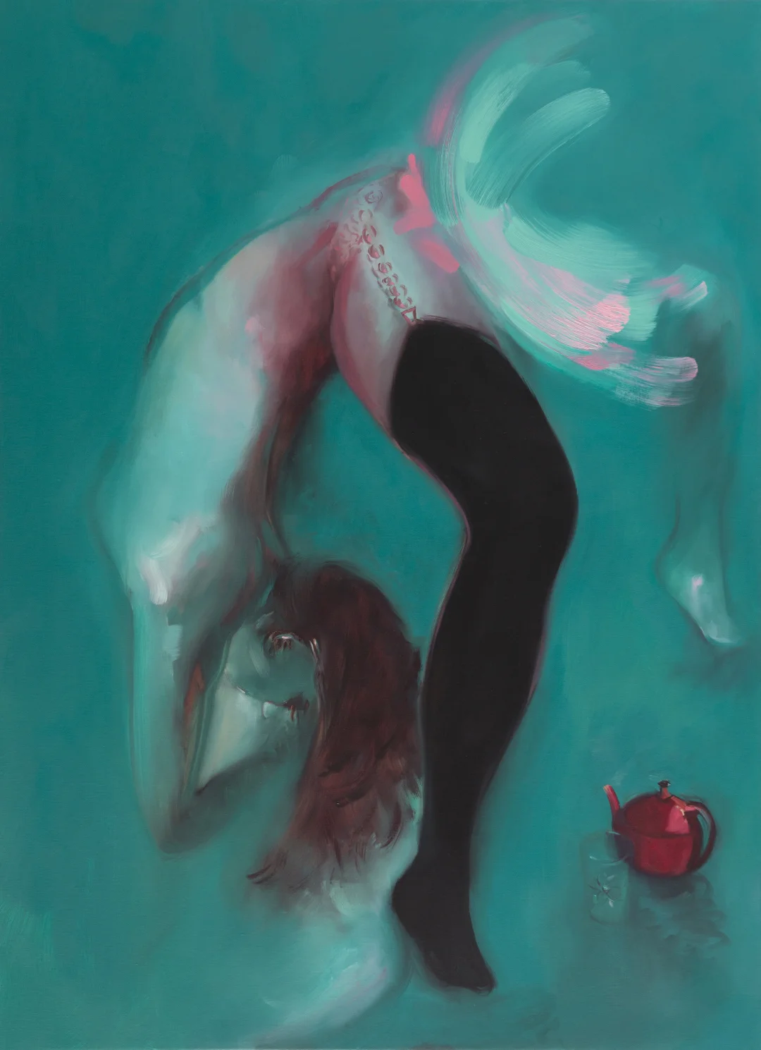 Kerosene (2017). Oil on linen. 48 x 36 in.