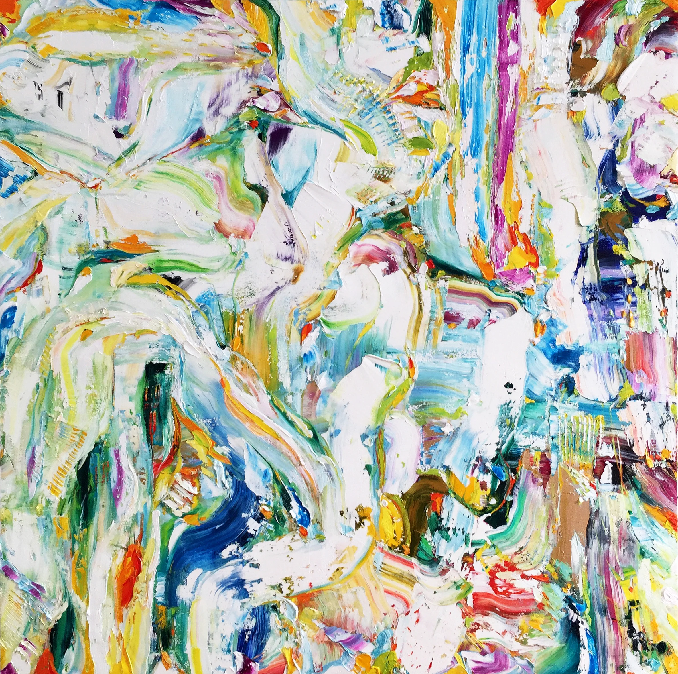 Natalia Wróbel, "The Great Mover," Oil on canvas, 48 x 48 in.