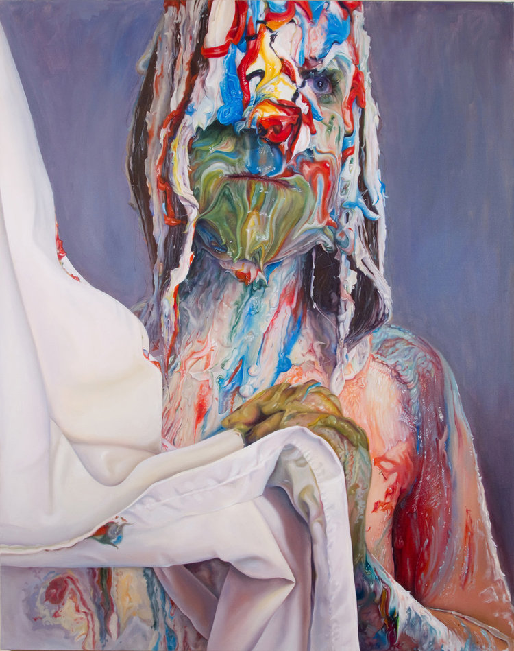 Marisa Adesman. Vertumnus' Bride. oil on canvas. 60 x 48 in.