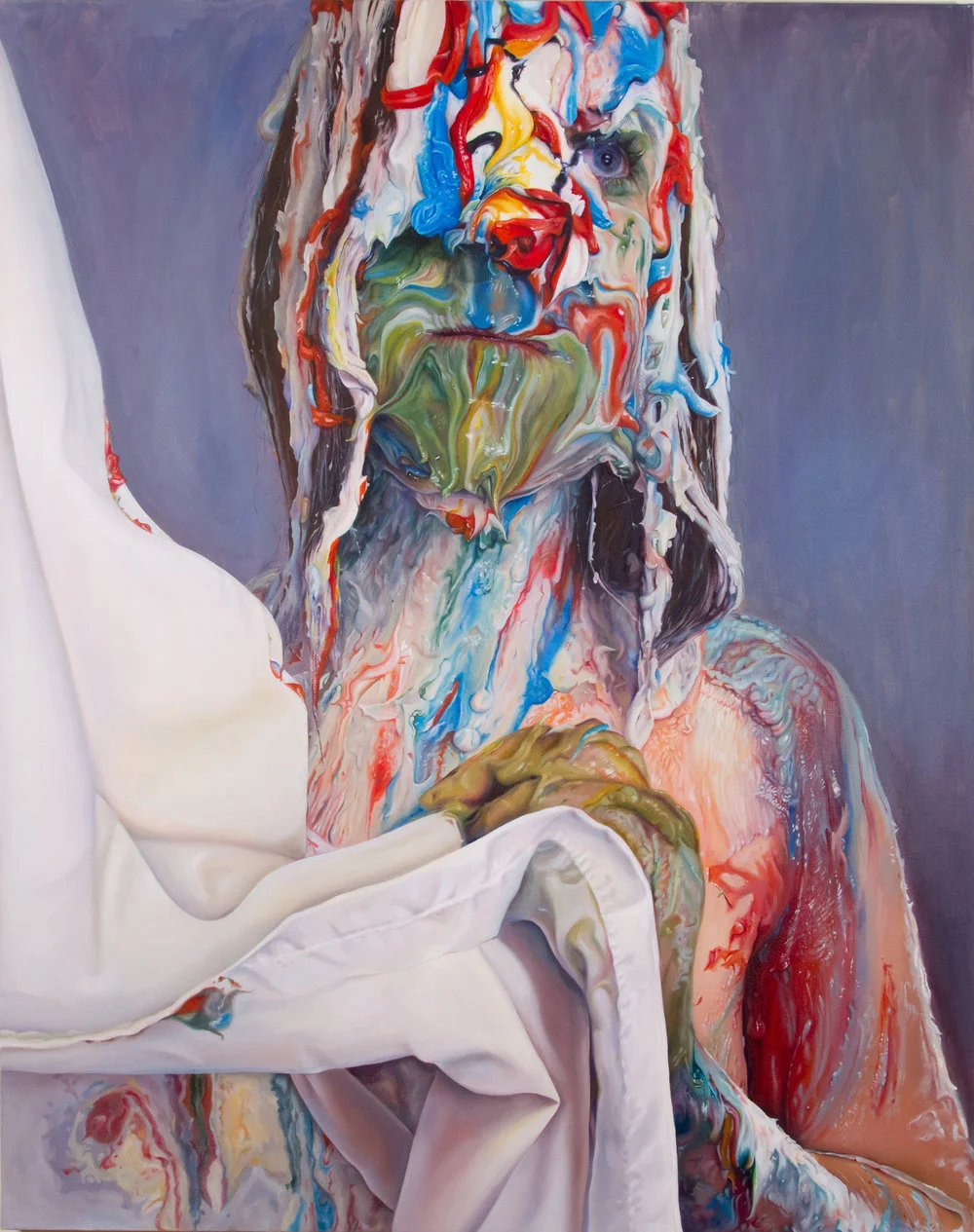 Marisa Adesman. Vertumnus' Bride . oil on canvas. 60 x 48 in.